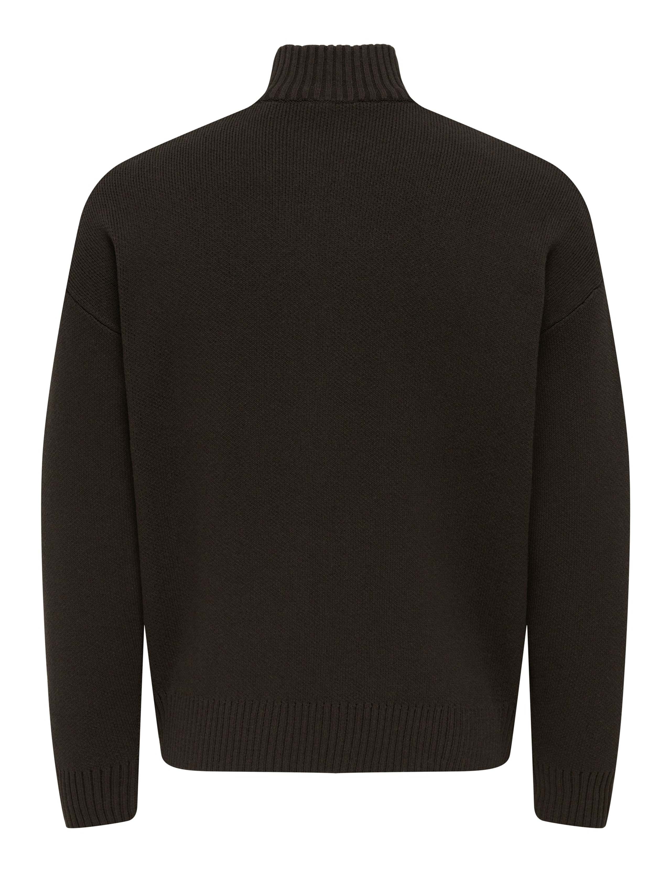 High Neck Zip Up Cardigan 7 of 7