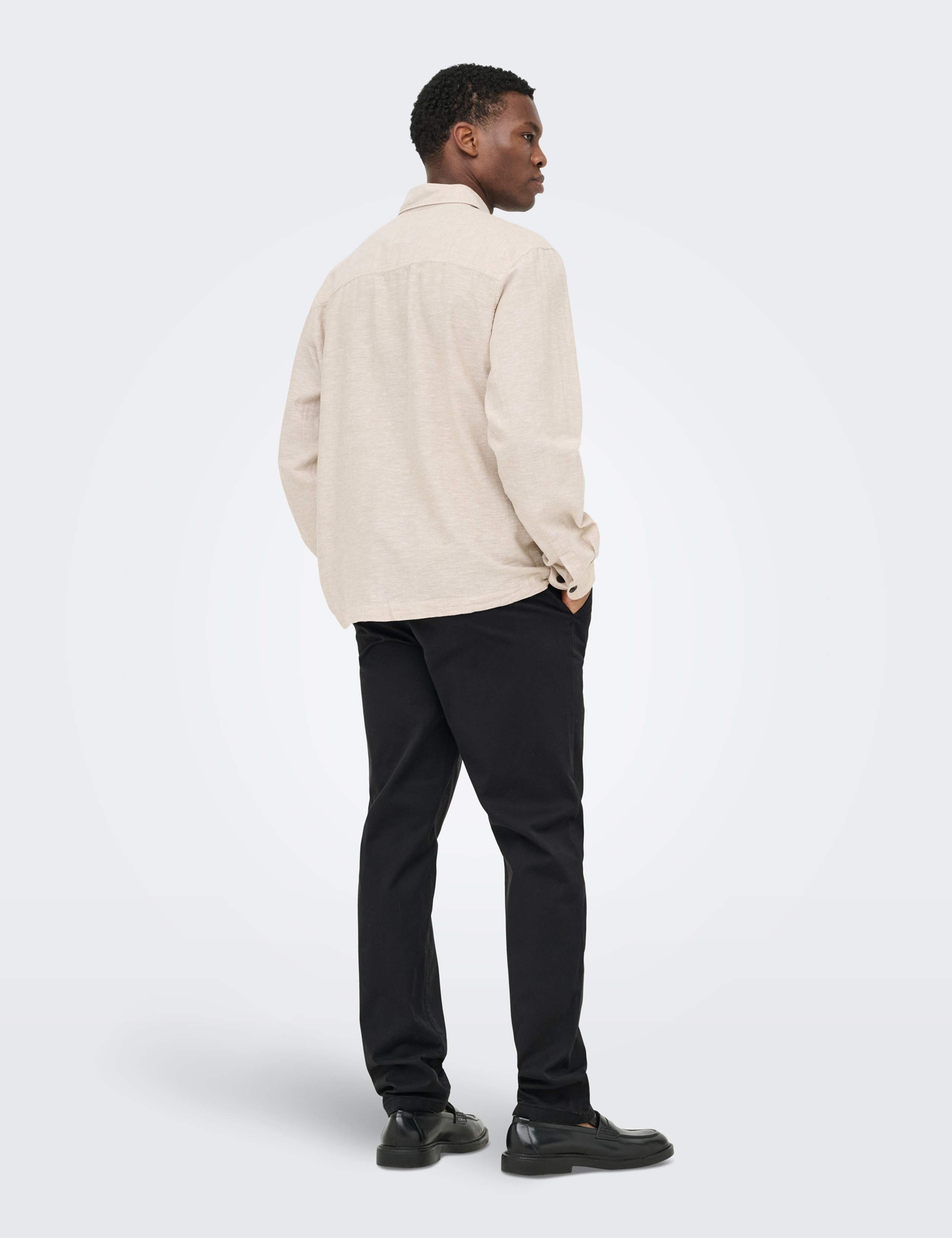 Regular Fit Cotton Rich Twill Chinos 4 of 6