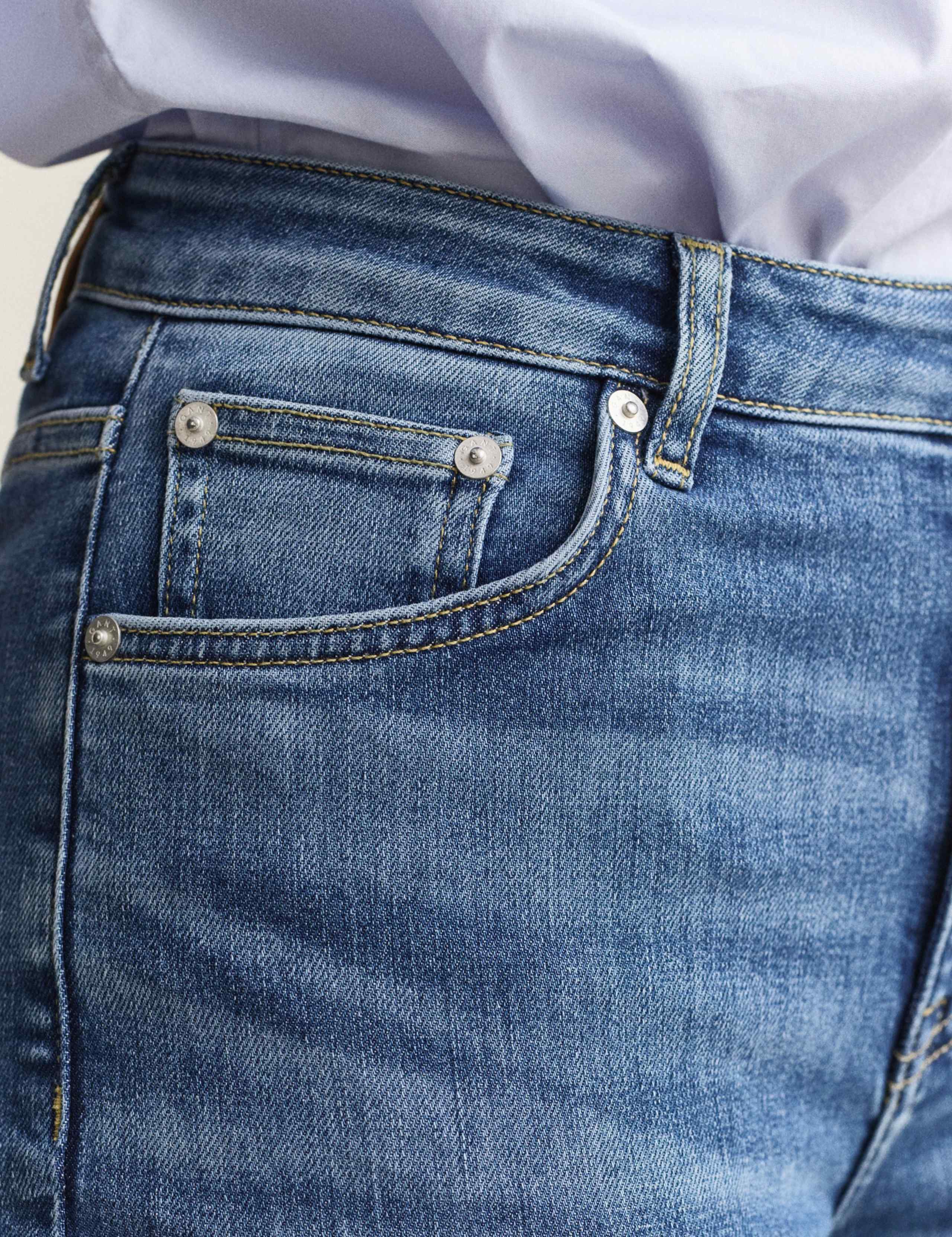 Mid Rise Slim Fit Cropped Jeans 6 of 8