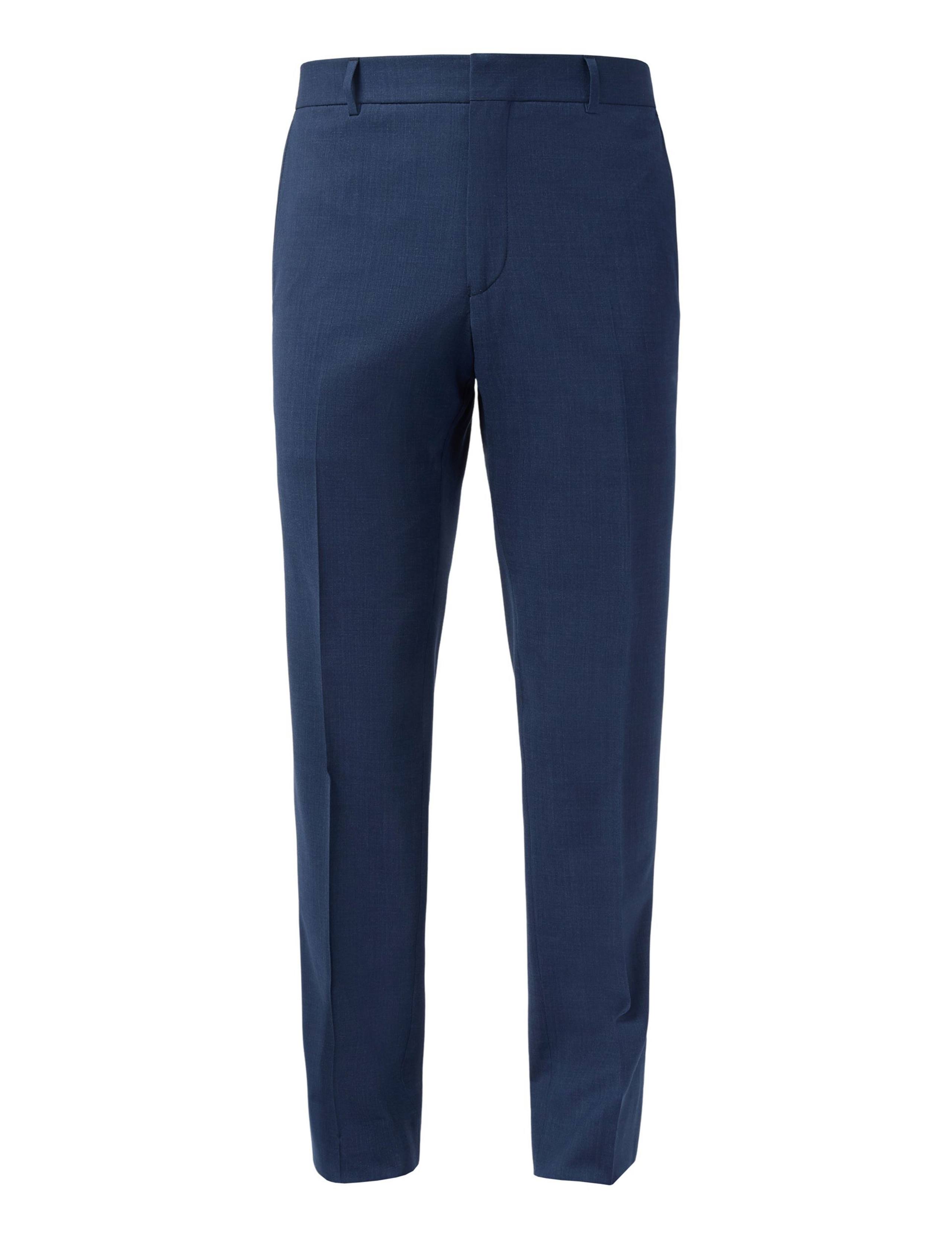 Slim Fit Wool Rich Check Suit Trousers 4 of 4