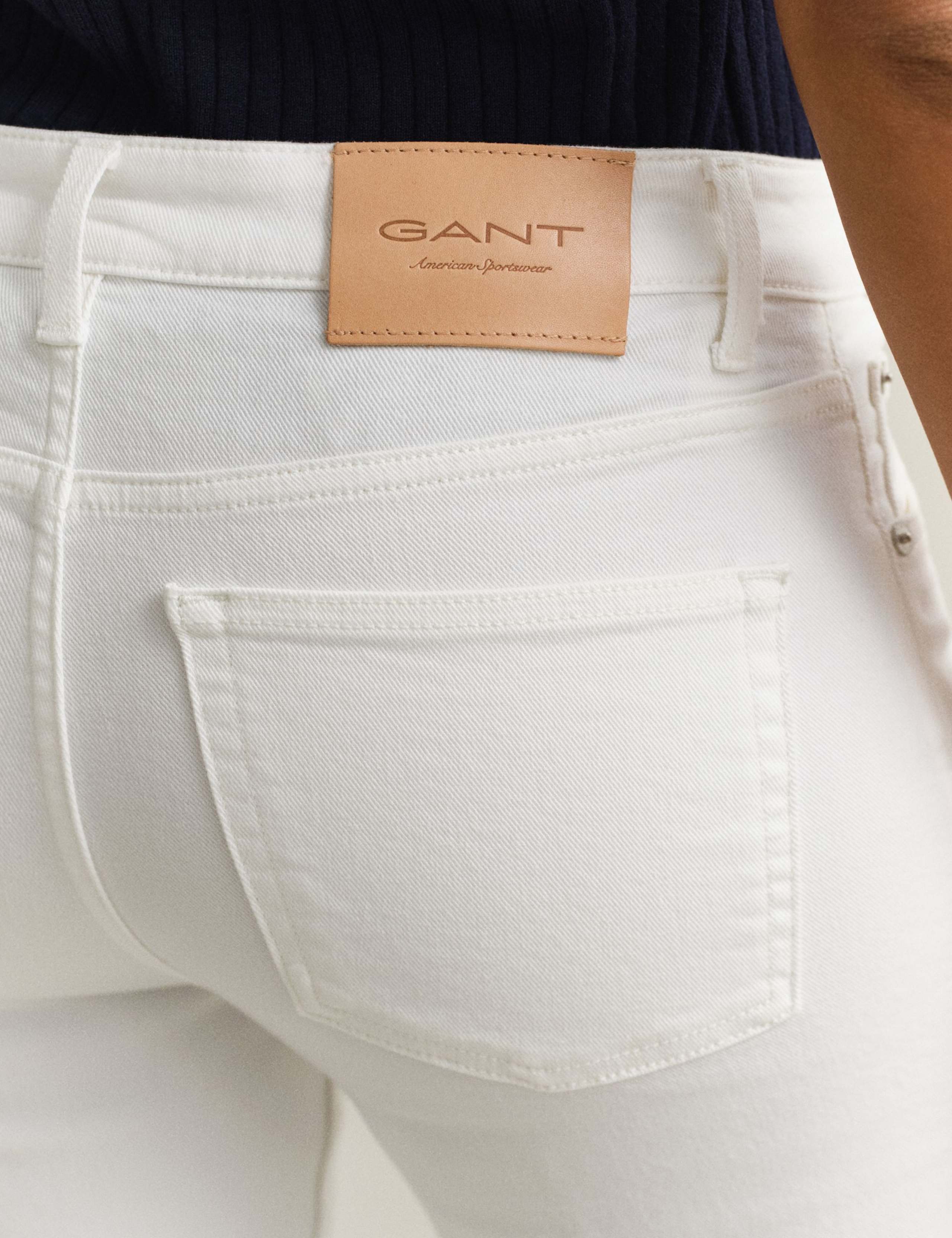 Mid Rise Slim Flare Jeans 5 of 7