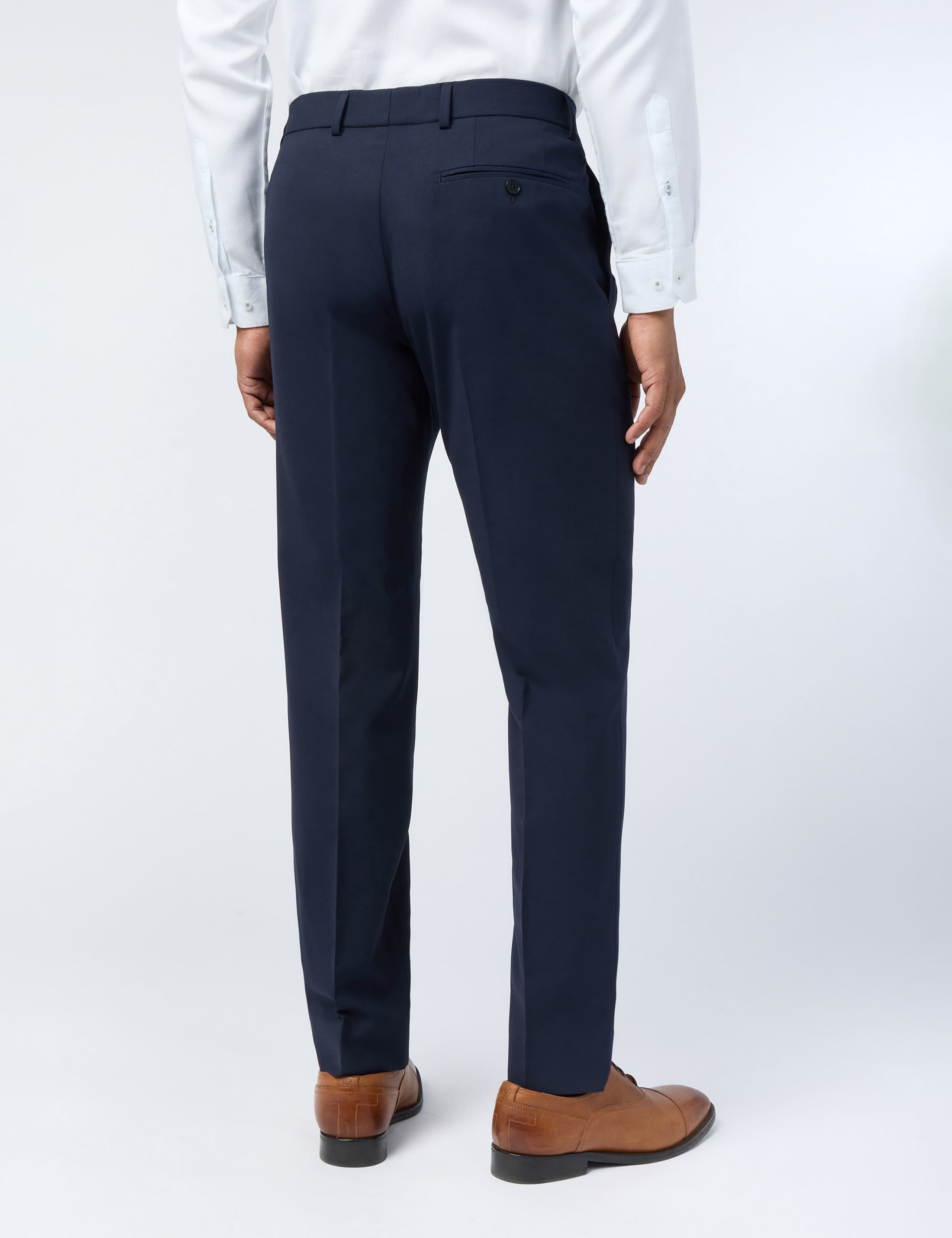 Slim Fit Wool Rich Performance Trousers 3 of 3