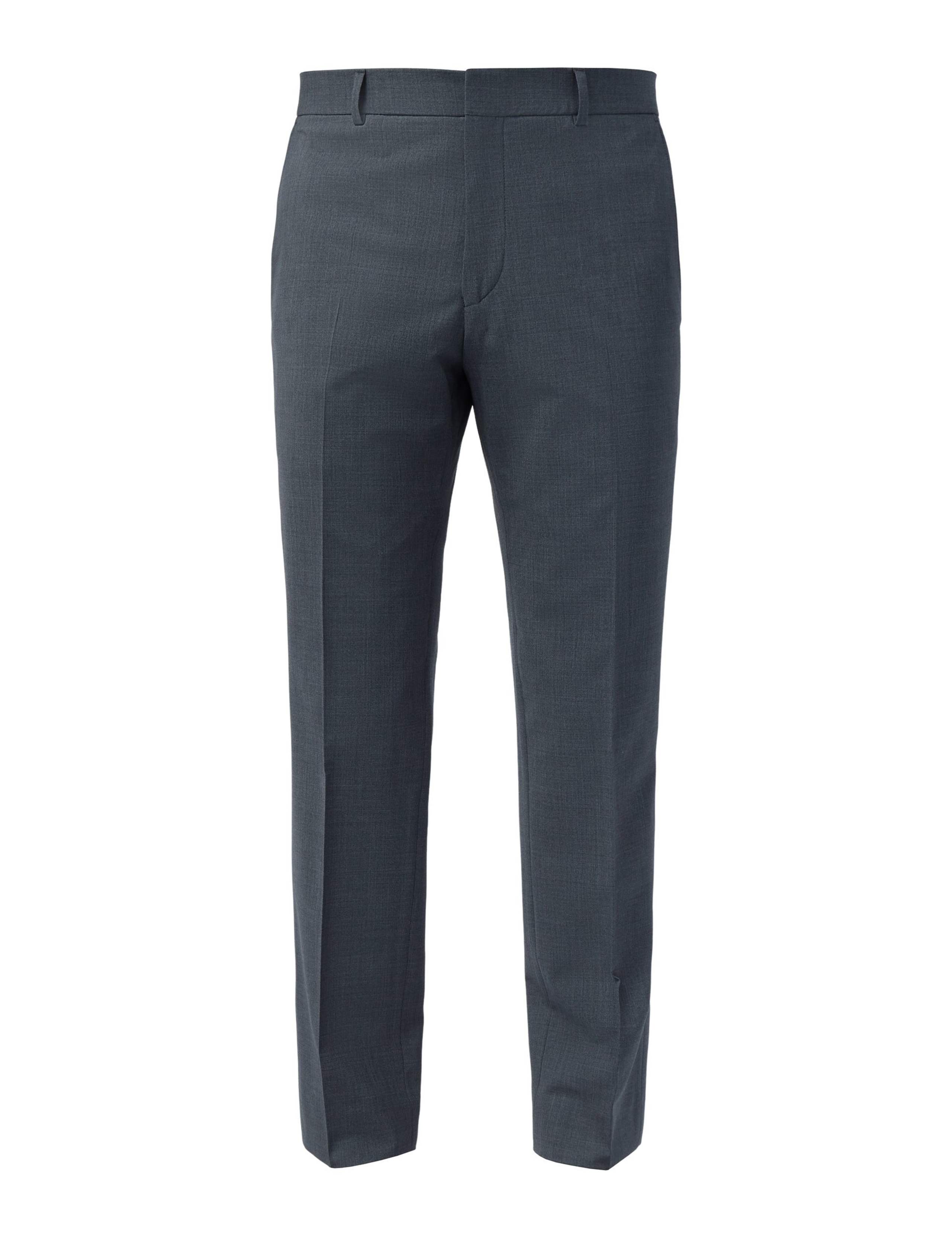 Slim Fit Wool Rich Flat Front Performance Trousers 2 of 3