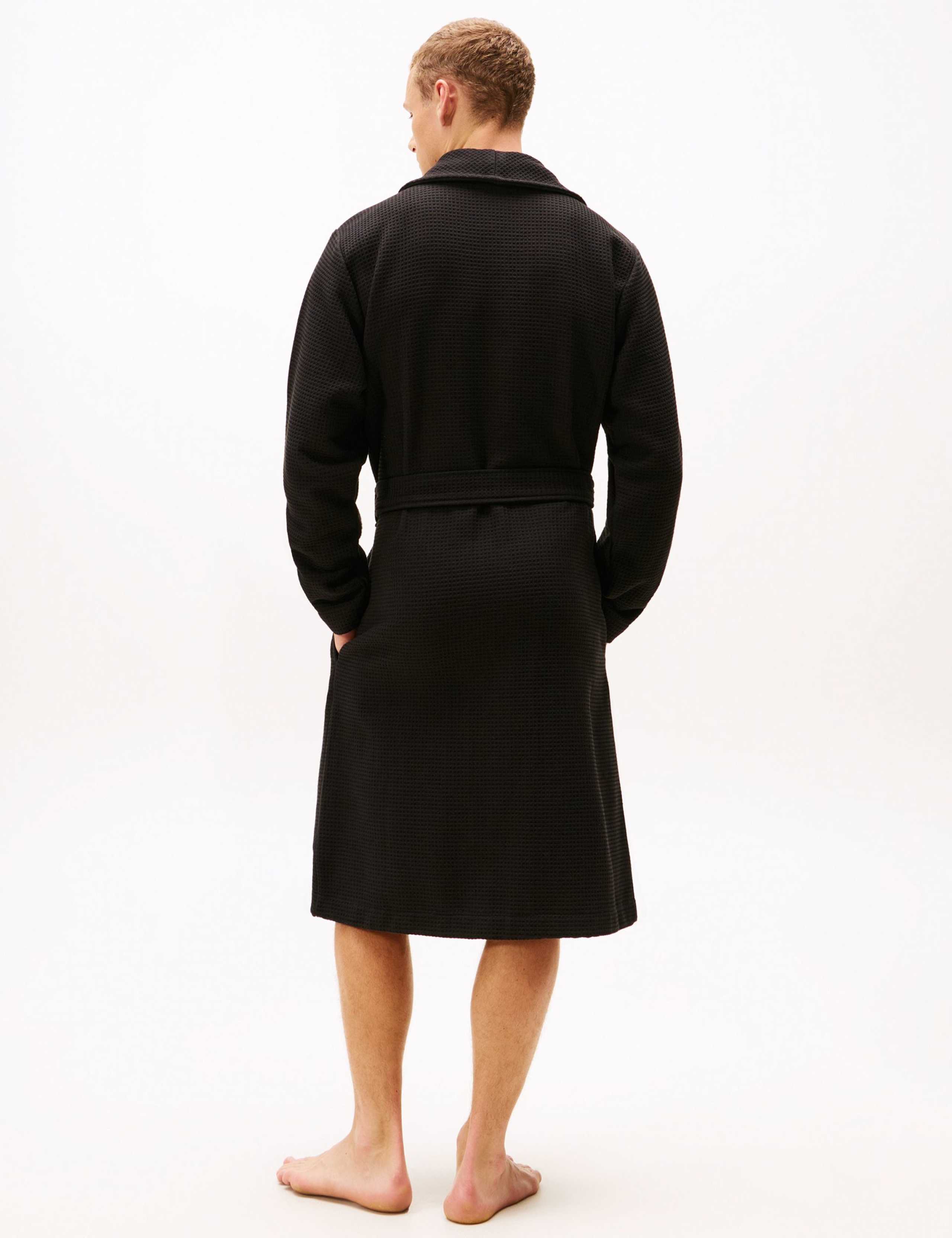 Pure Cotton Waffle Dressing Gown 5 of 5