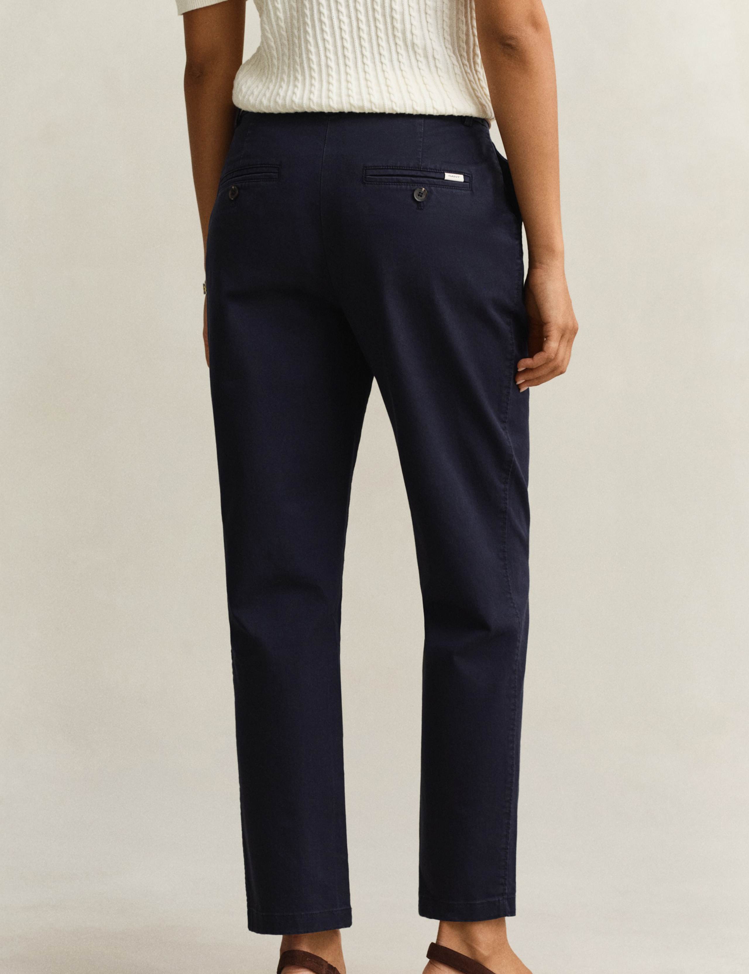 Cotton Rich Slim Fit Chinos 3 of 8