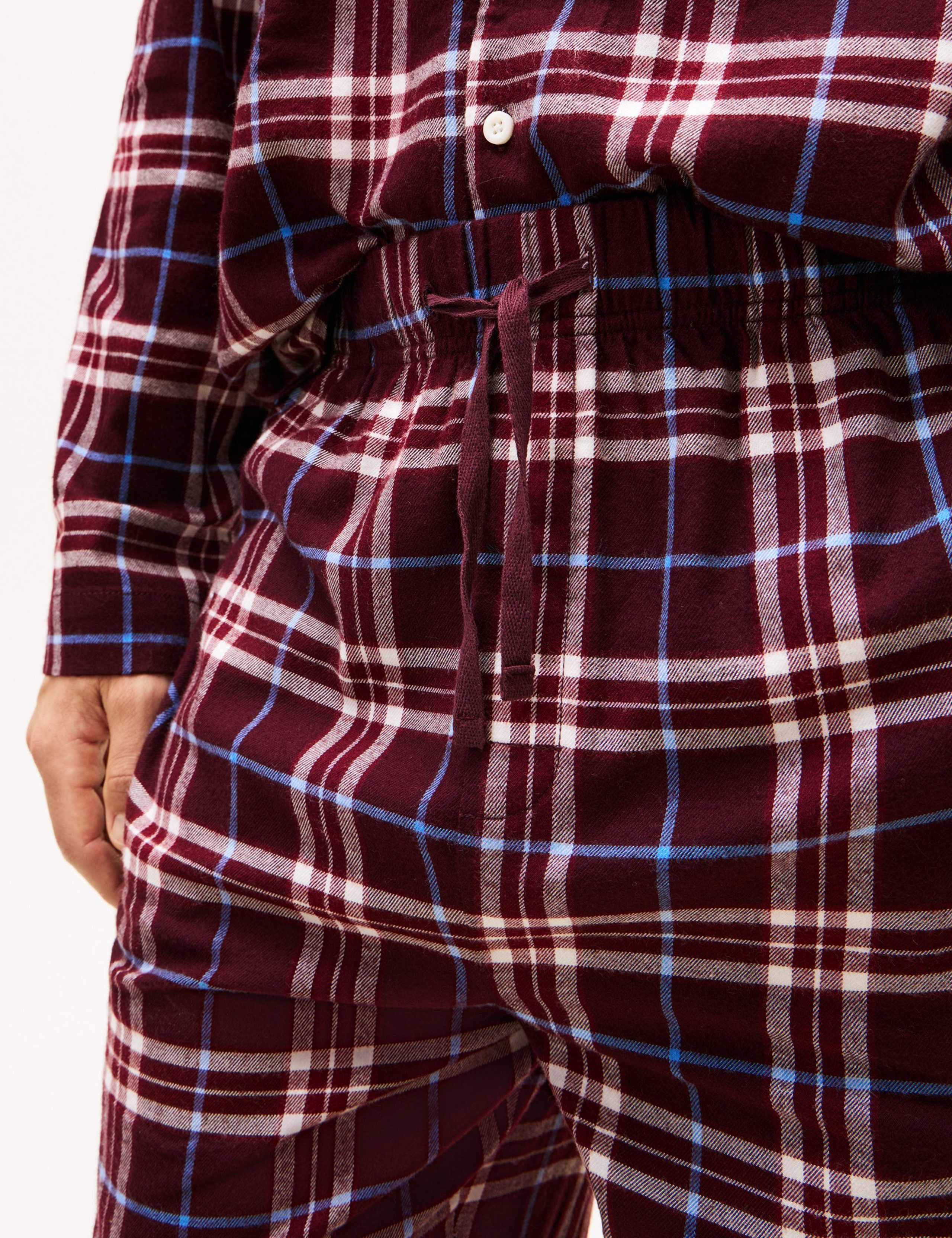 Cotton Rich Checked Pyjama Set 3 of 6
