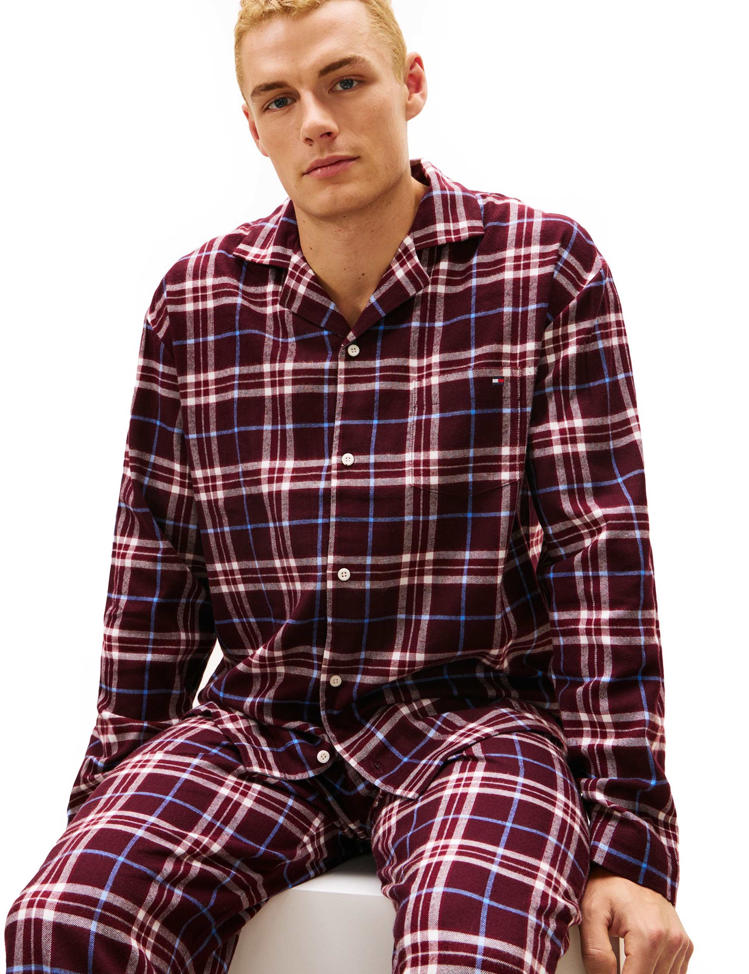 Cotton Rich Checked Pyjama Set 4 of 6