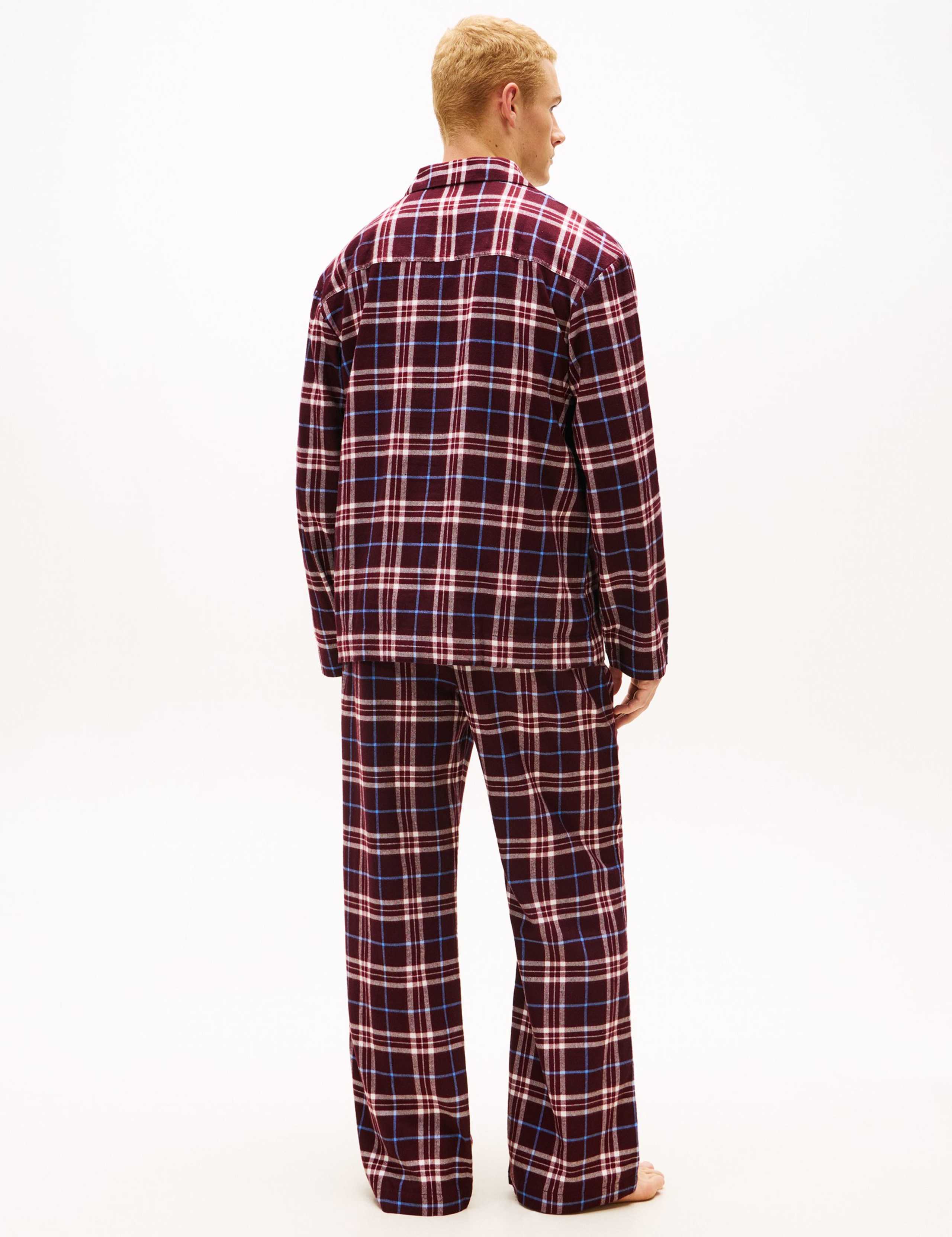 Cotton Rich Checked Pyjama Set 5 of 6