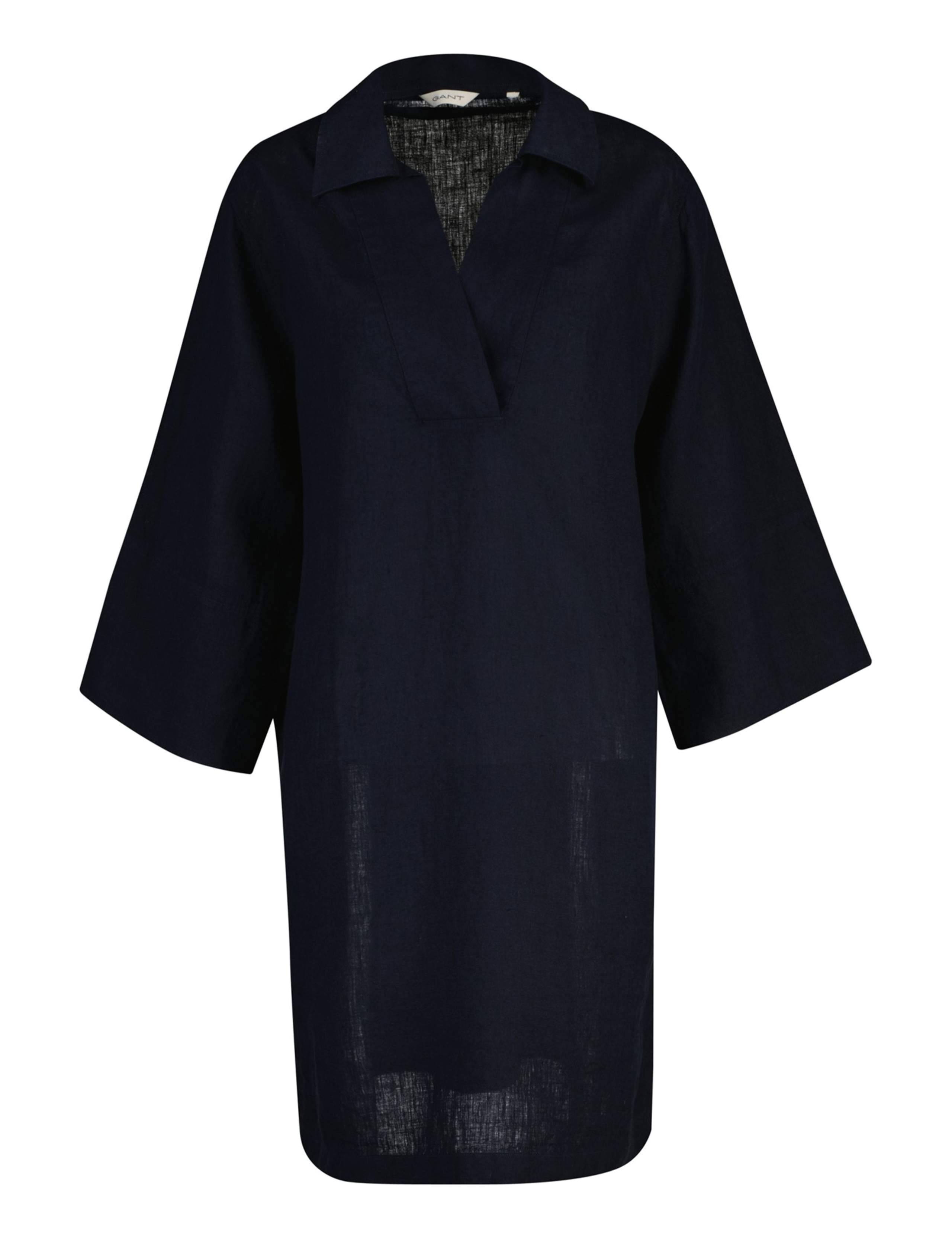 Pure Linen Knee Length Shift Dress 2 of 3