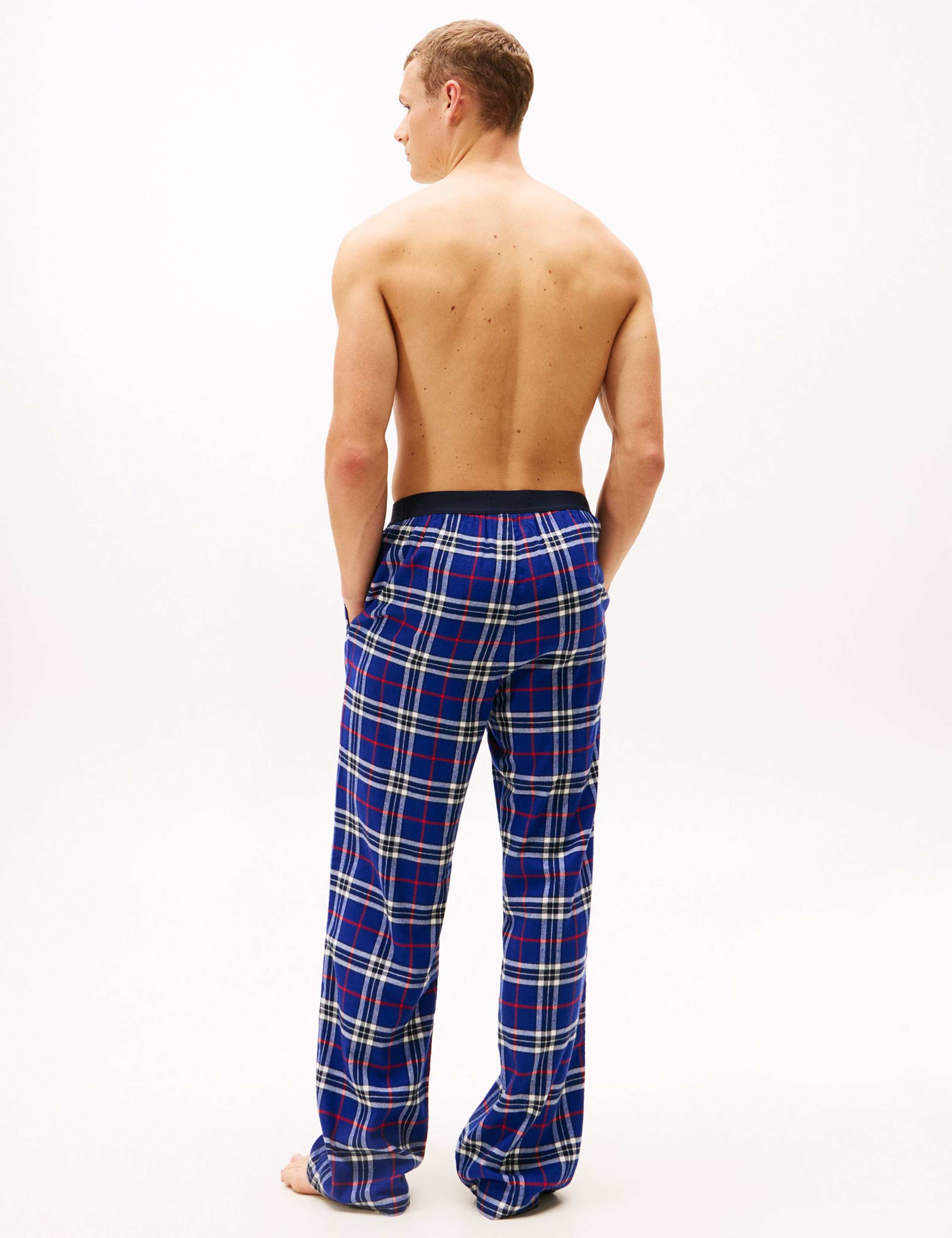 Pure Cotton Checked Pyjama Bottoms 5 of 5