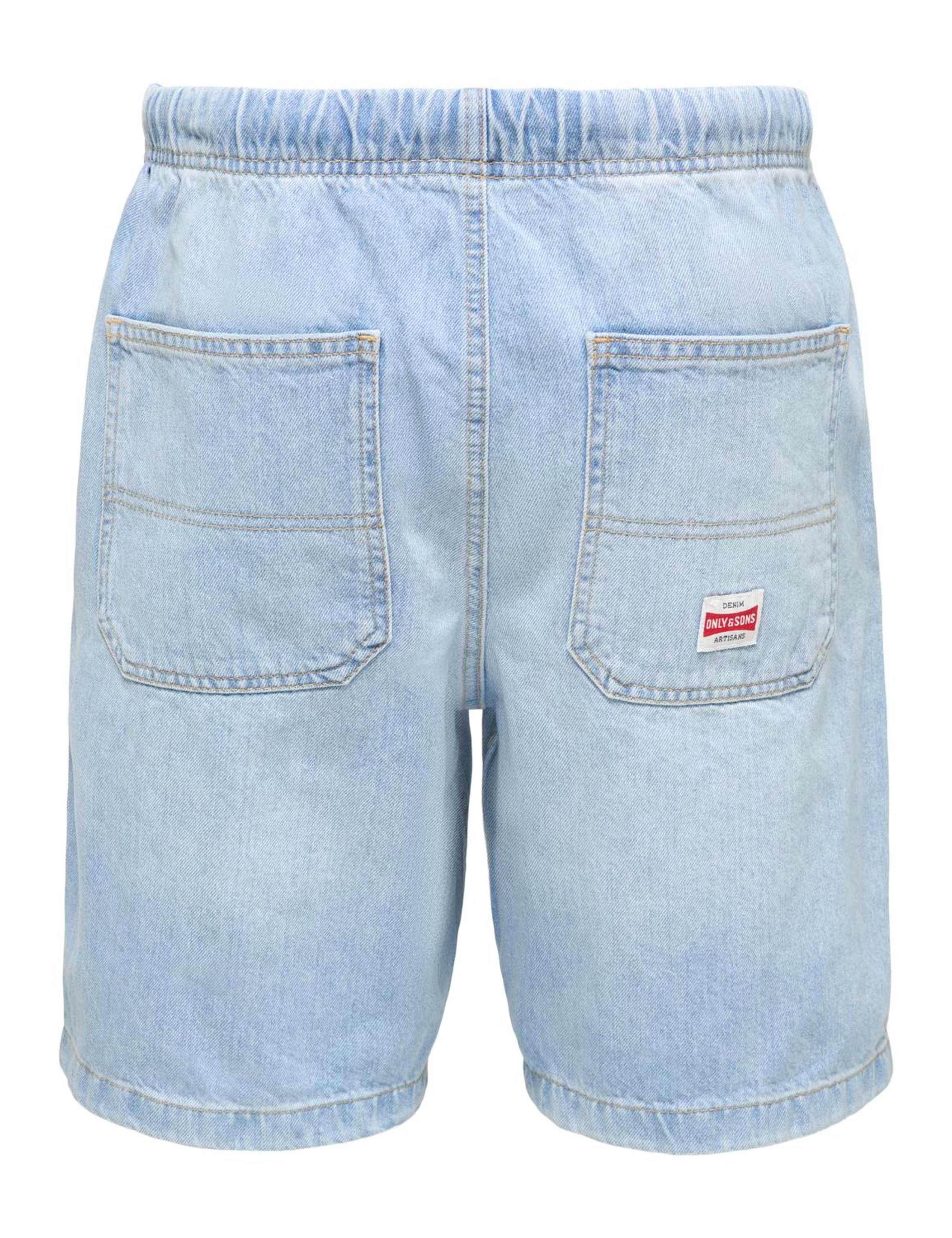 Denim Drawstring Shorts 7 of 7