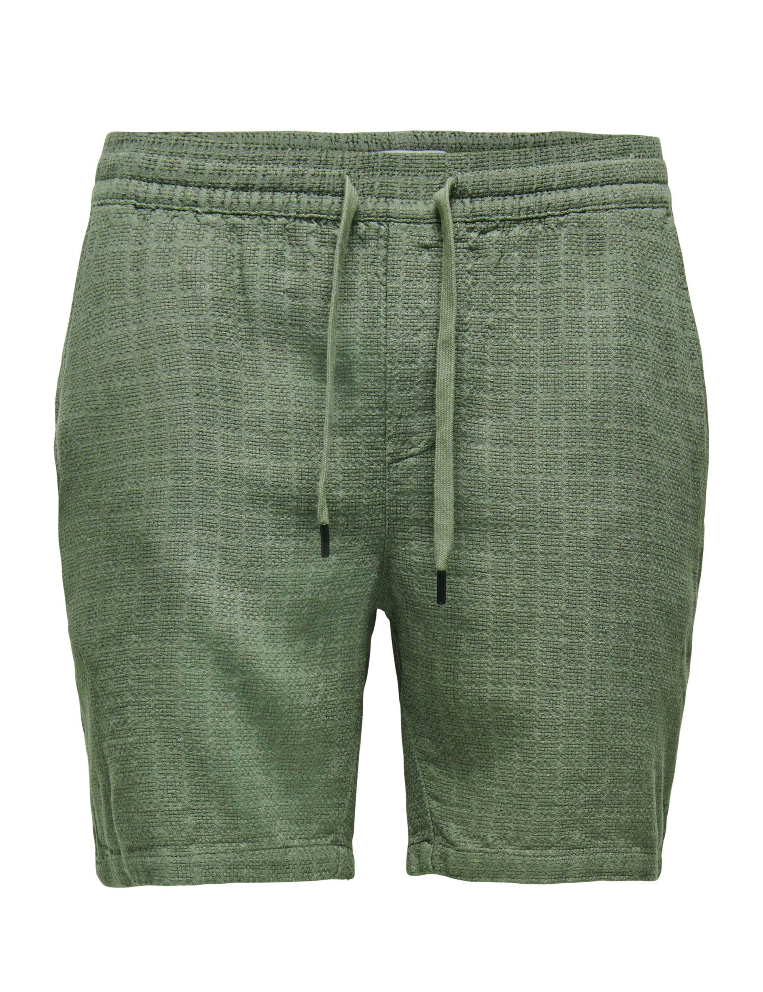 Onstel Latham Regular Fit Shorts with Linen 2 of 7