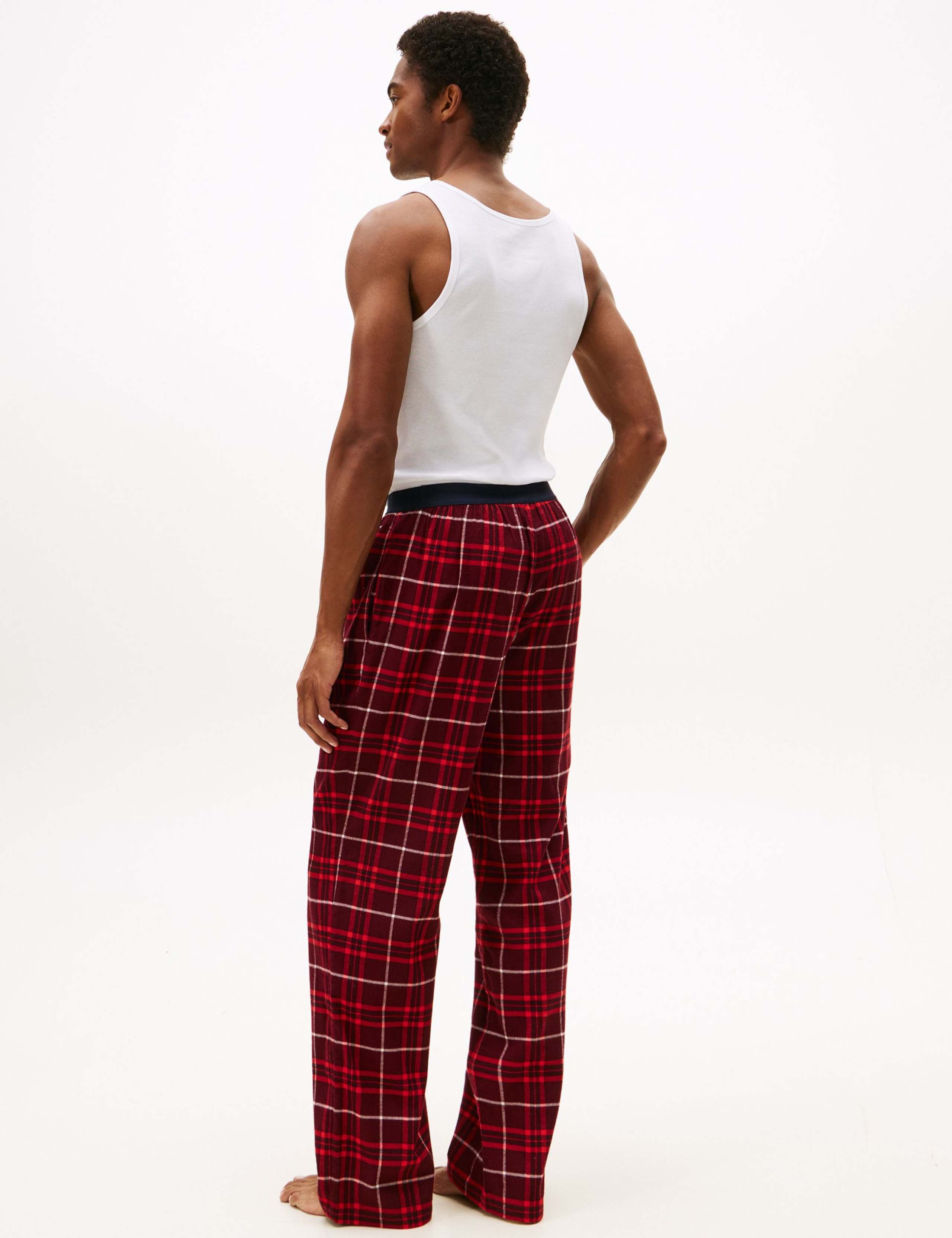 Cotton Rich Checked Pyjama Bottoms 3 of 4