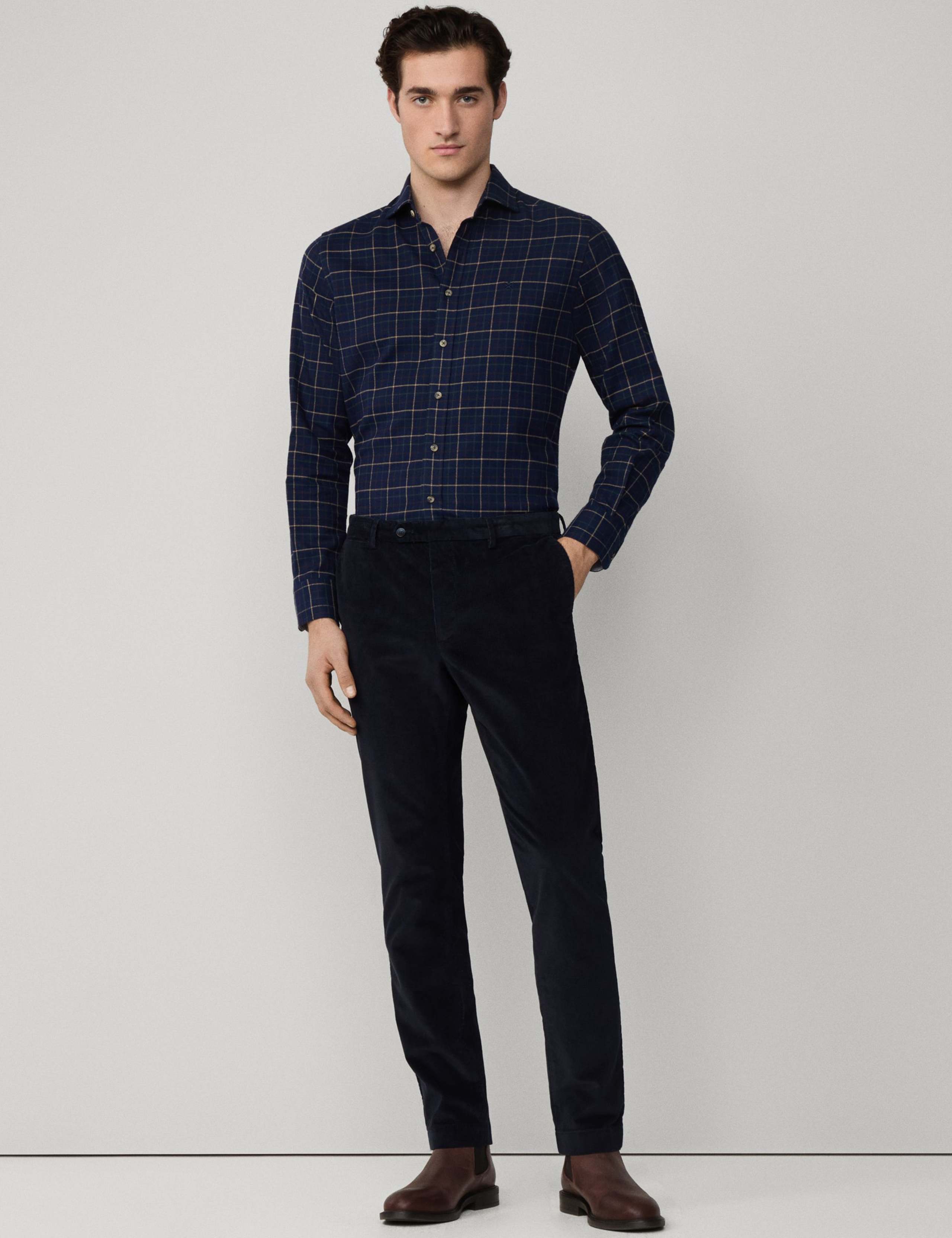 Pure Cotton Checked Flannel Shirt 1 of 9