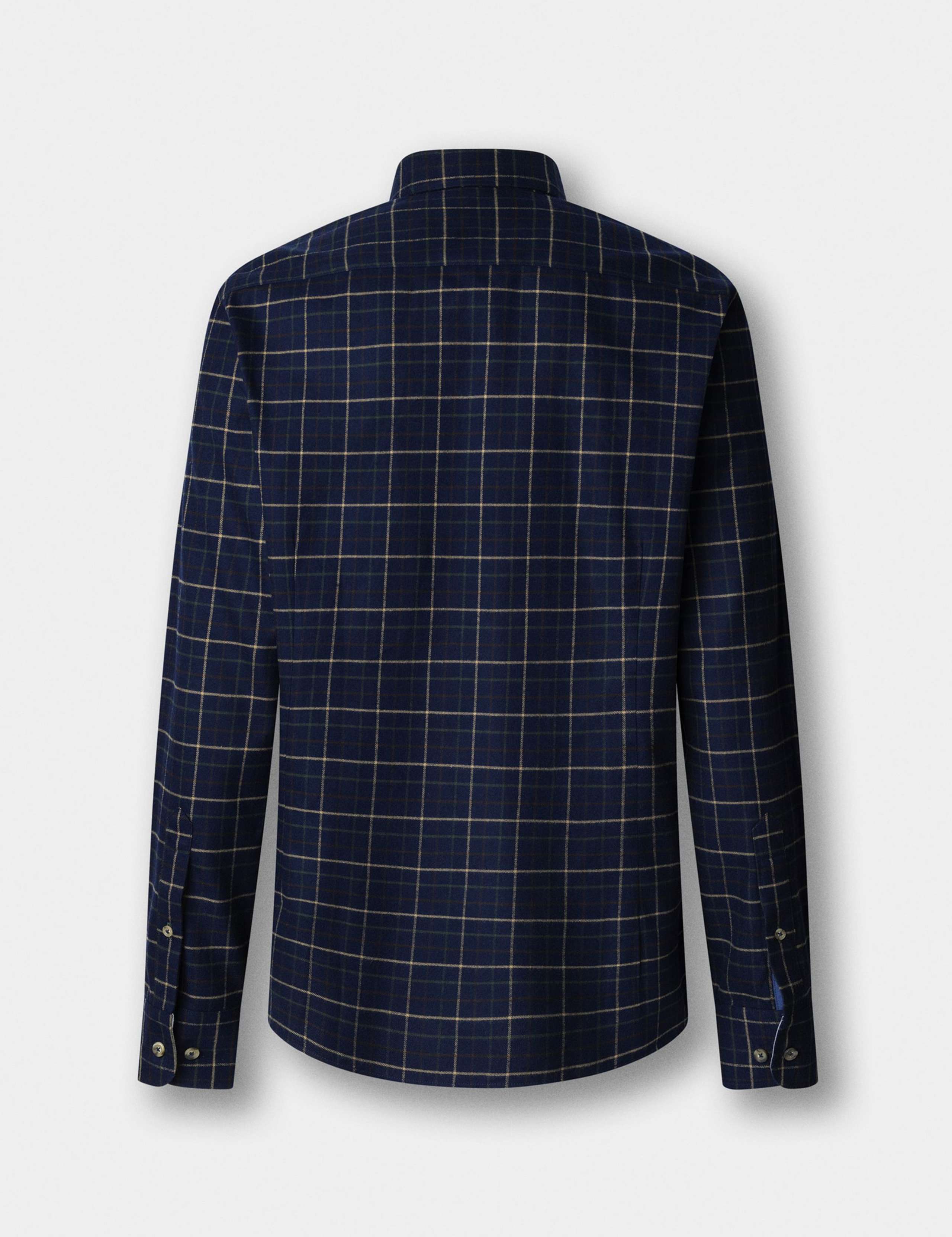 Pure Cotton Checked Flannel Shirt 9 of 9