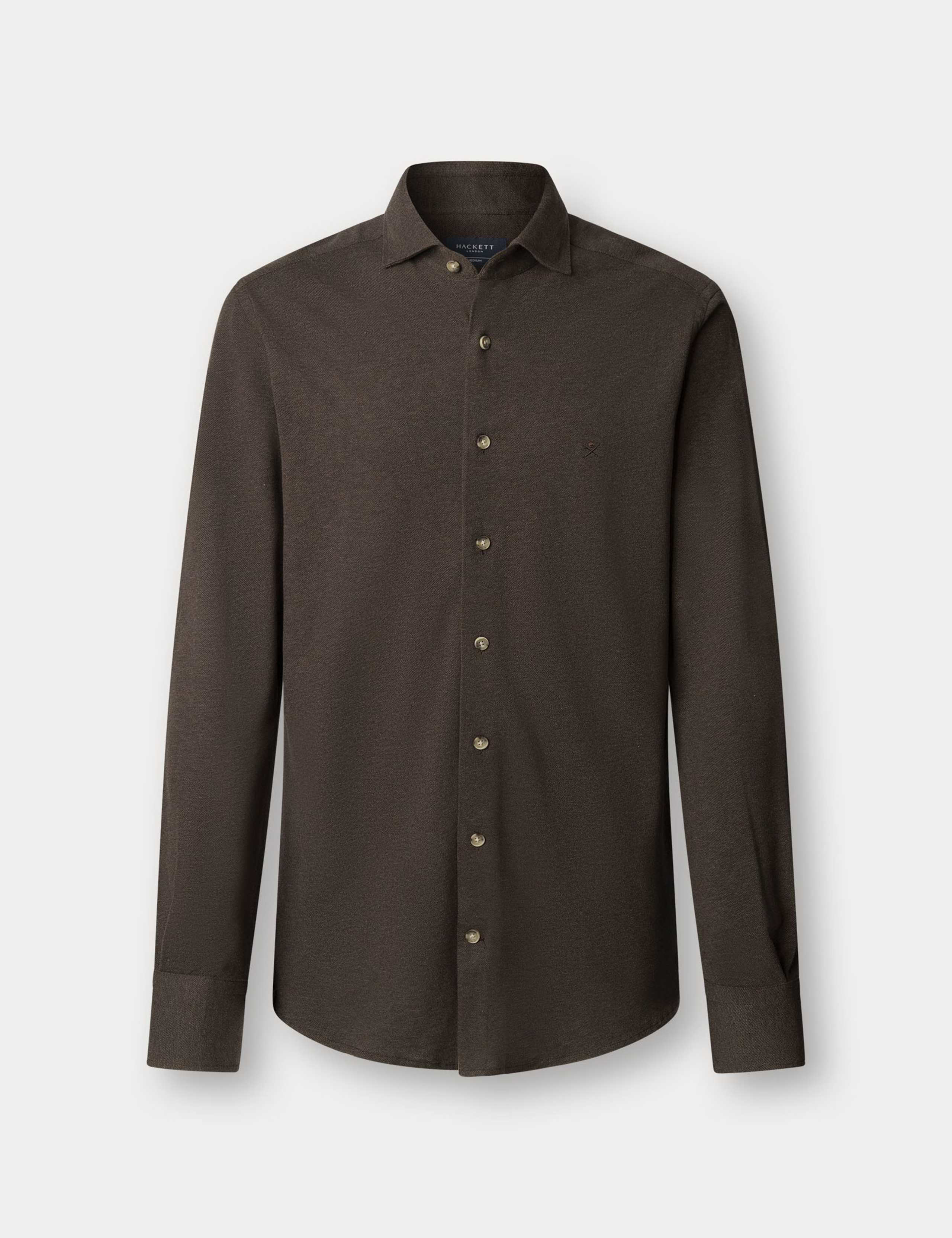 Tailored Fit Pure Cotton Dress Shirt 2 of 9