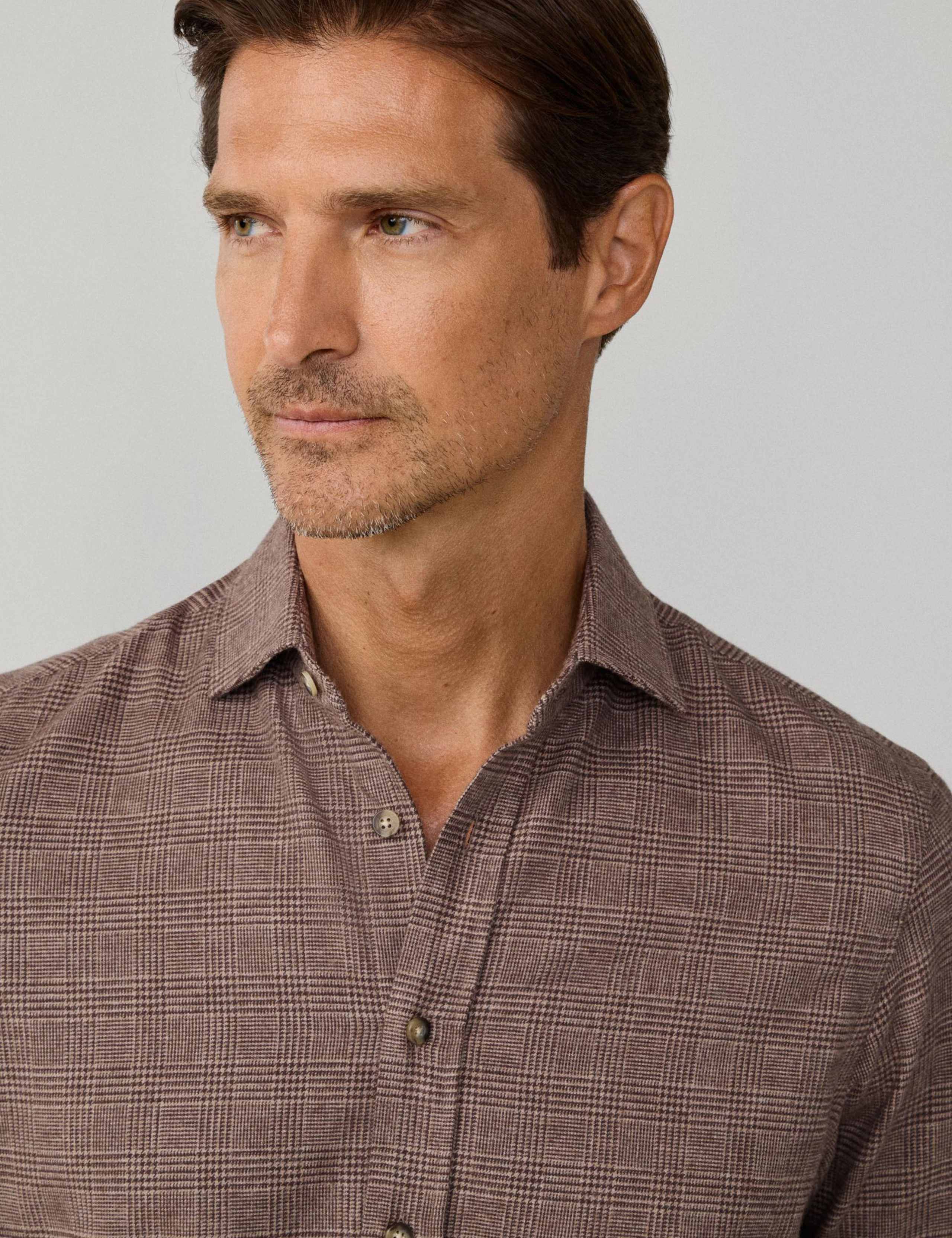 Brushed Cotton Checked Flannel Shirt 7 of 8