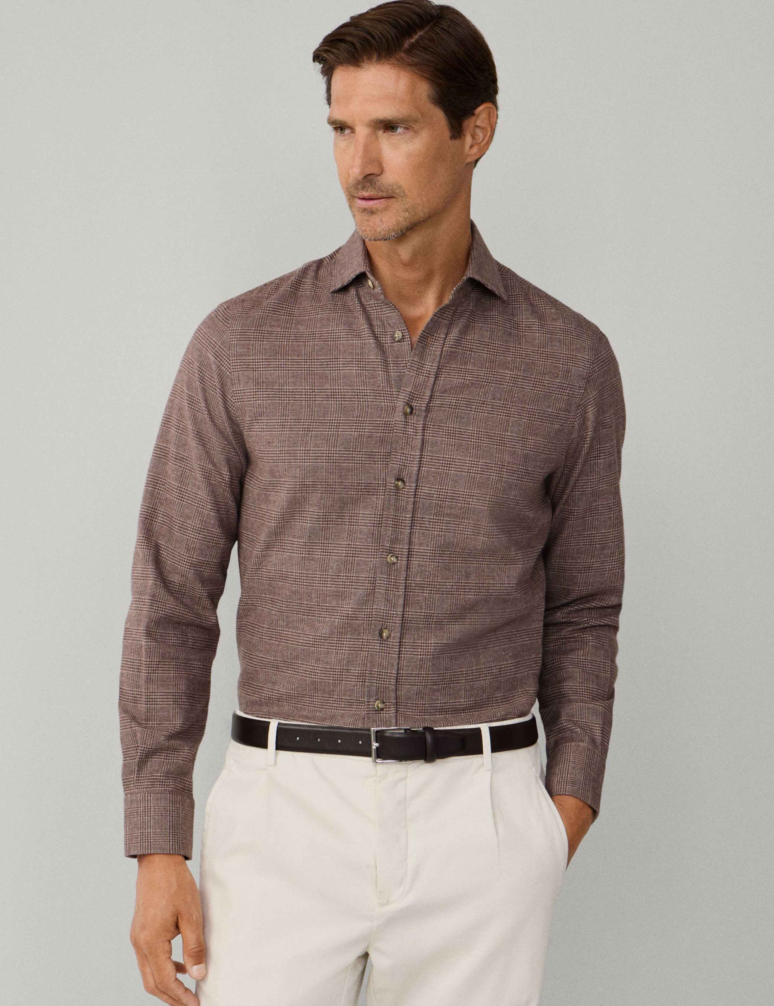 Brushed Cotton Checked Flannel Shirt 8 of 8