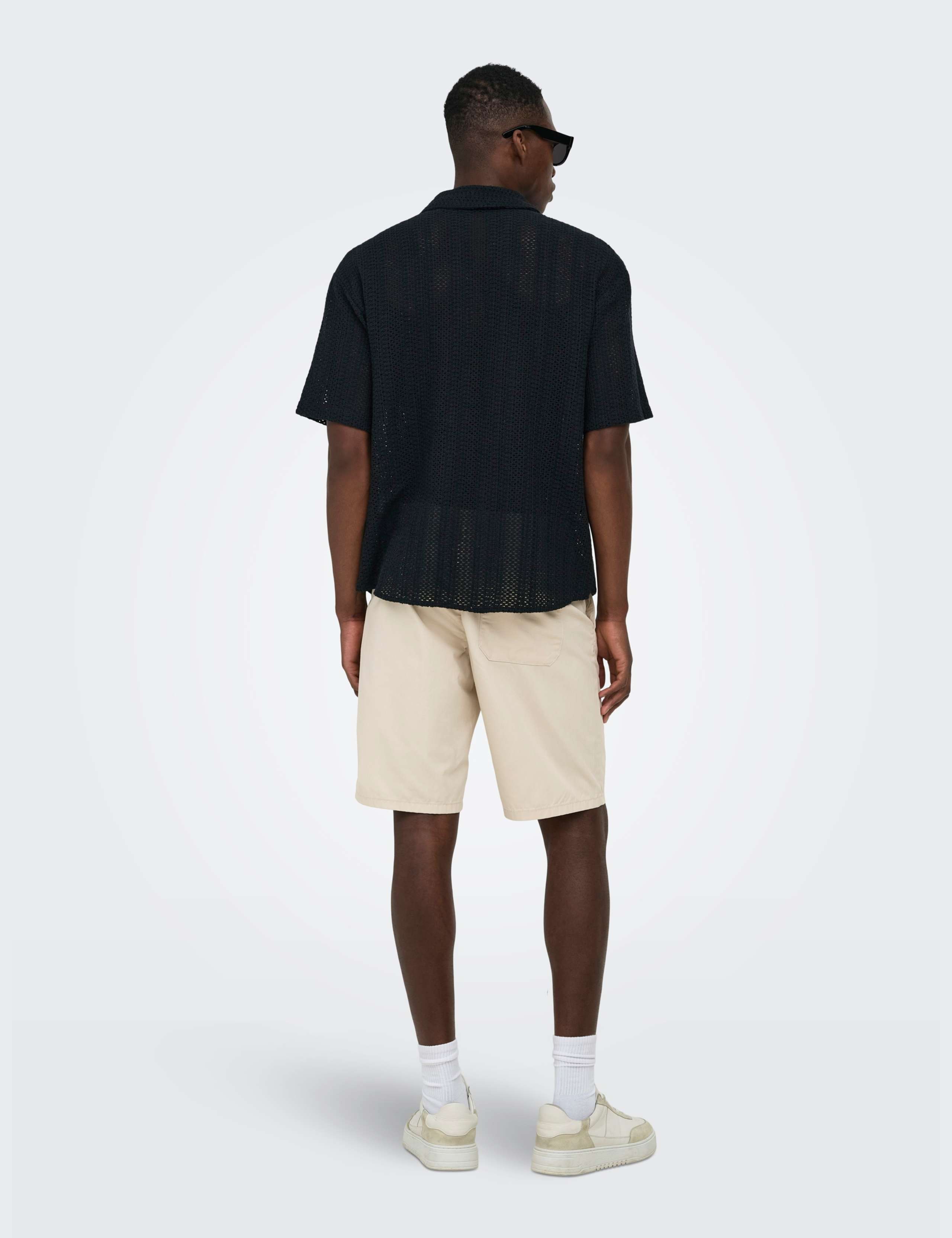 Cotton Rich Knitted Short Sleeve Shirt 4 of 5