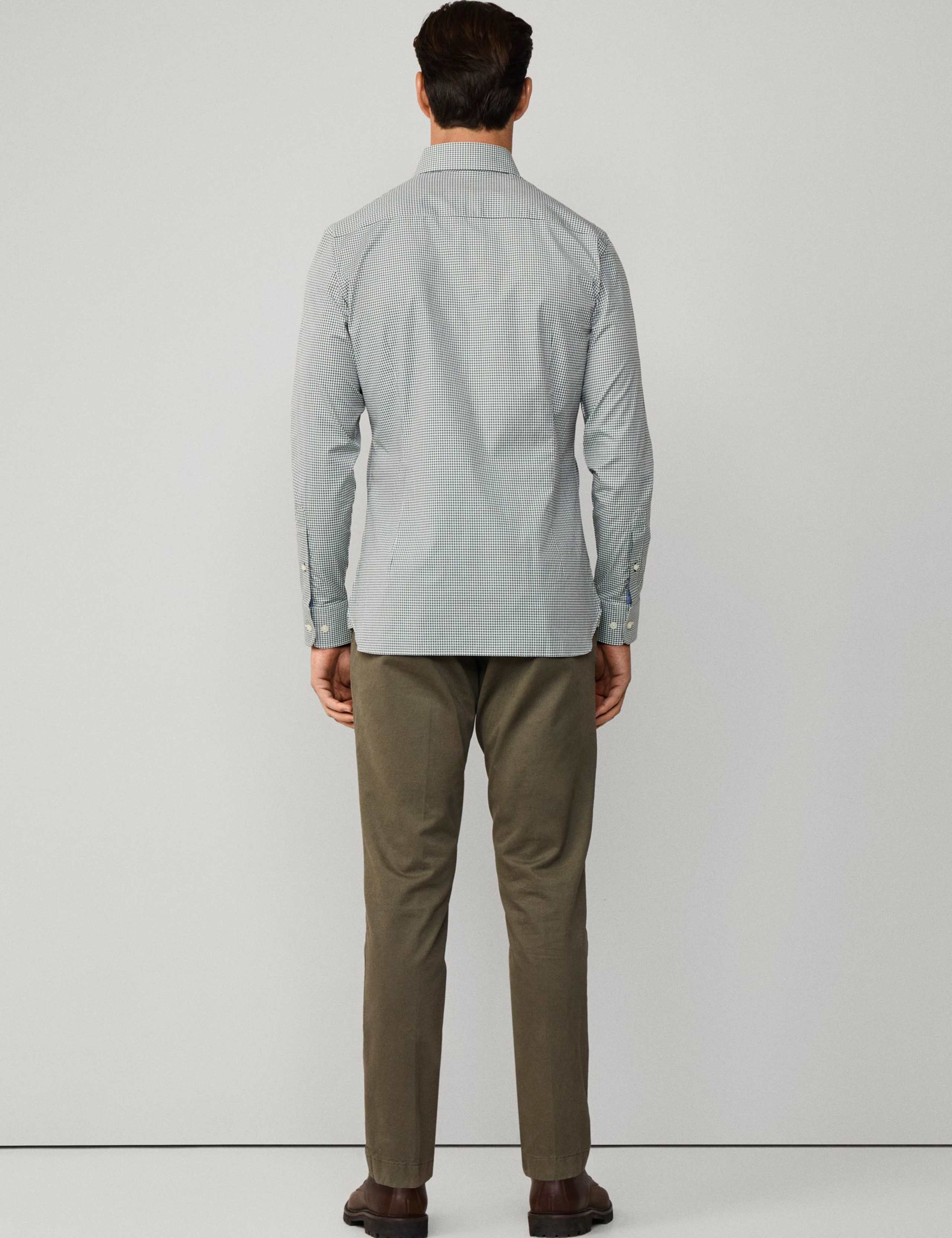 Pure Cotton Gingham Oxford Shirt 4 of 9