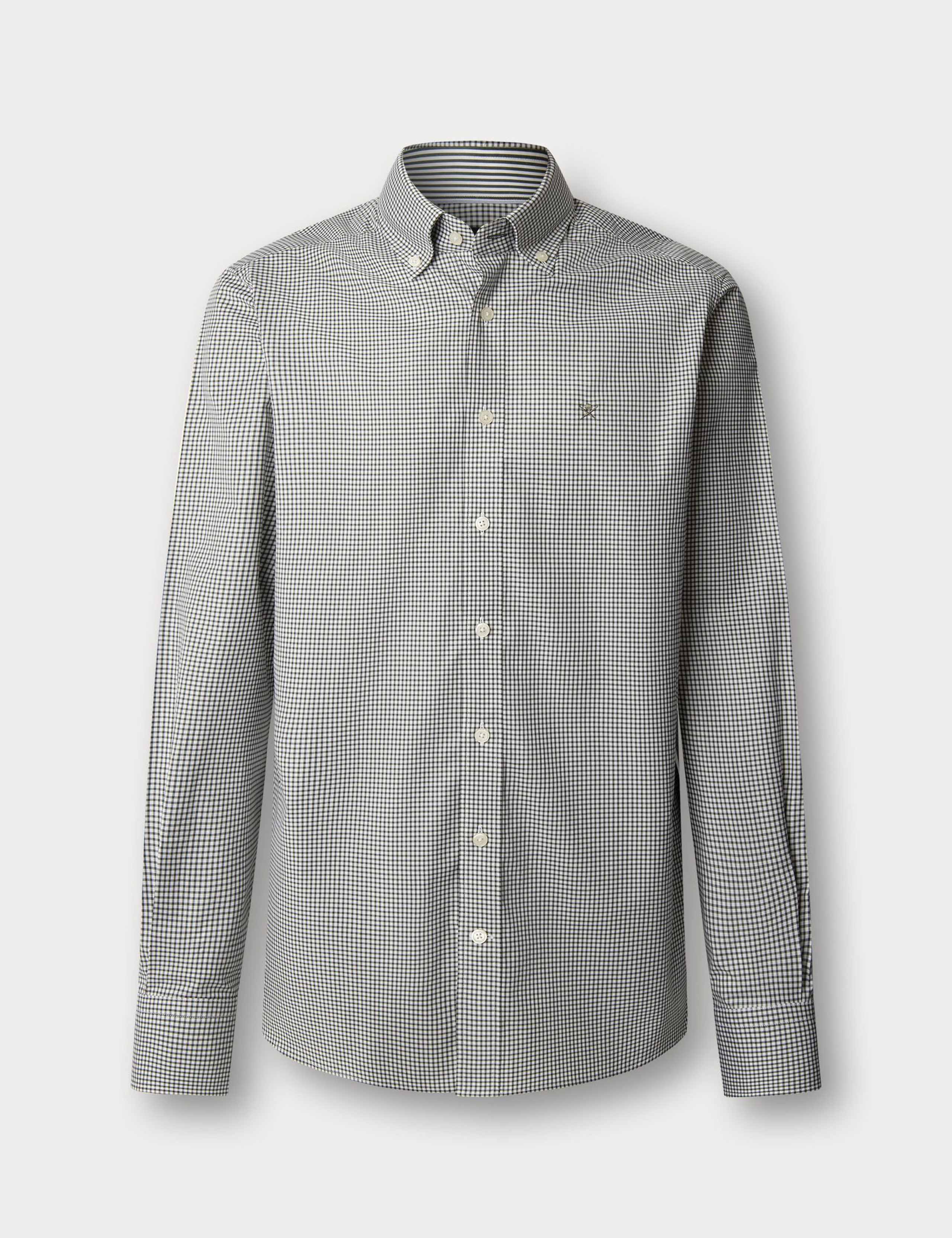 Pure Cotton Gingham Oxford Shirt 2 of 9