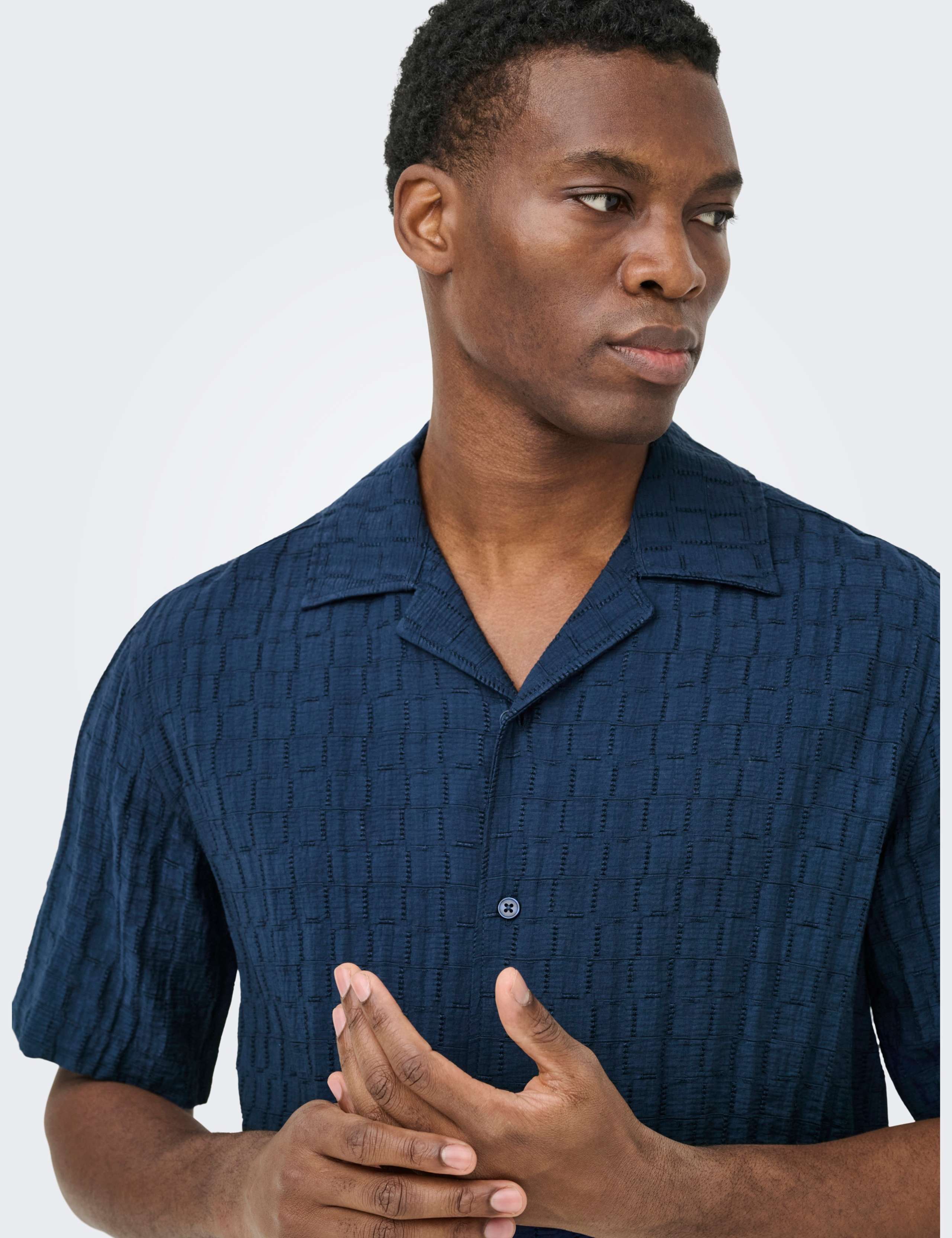 Regular Fit Cuban Collar Short Sleeve Shirt 3 of 5