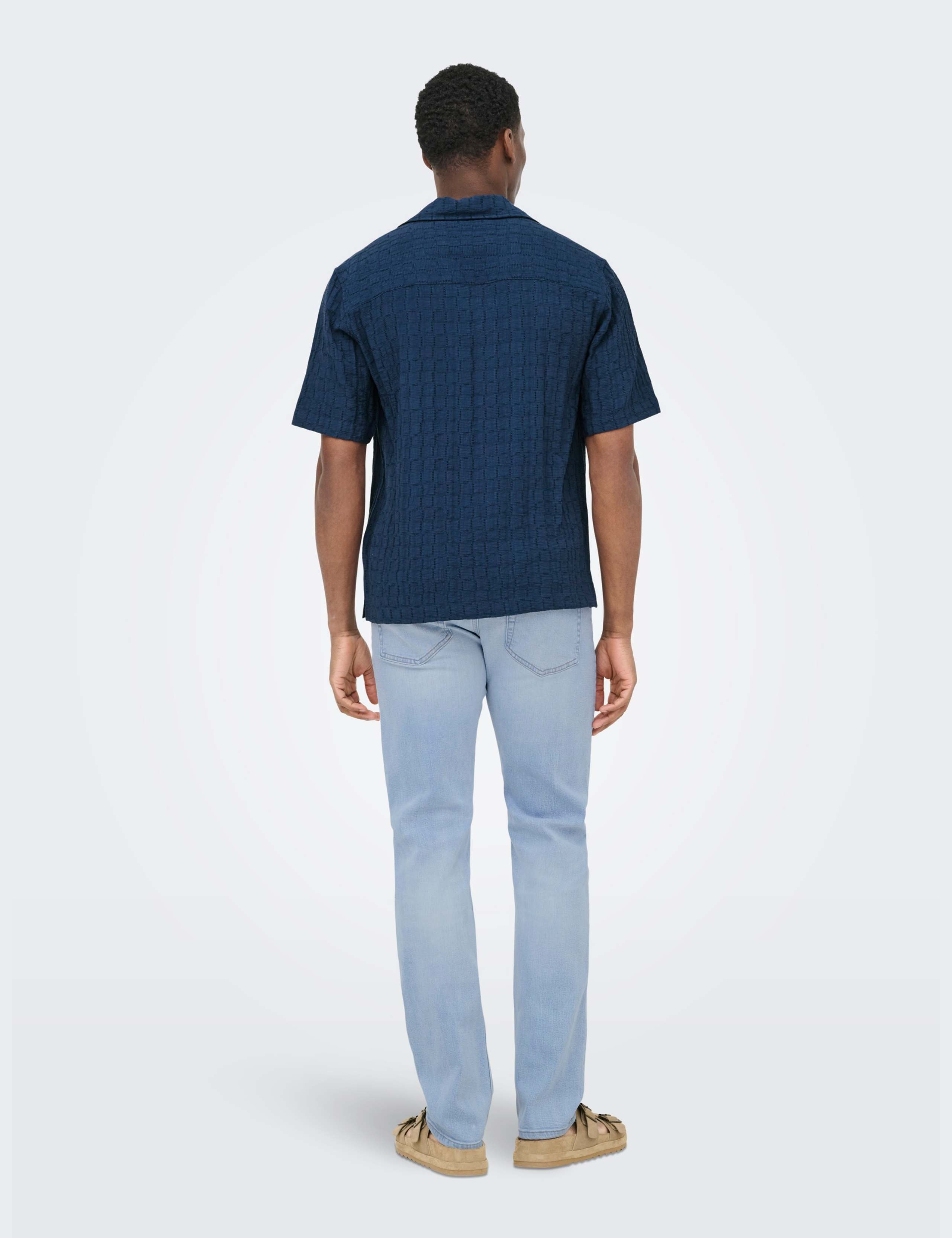 Regular Fit Cuban Collar Short Sleeve Shirt 5 of 5