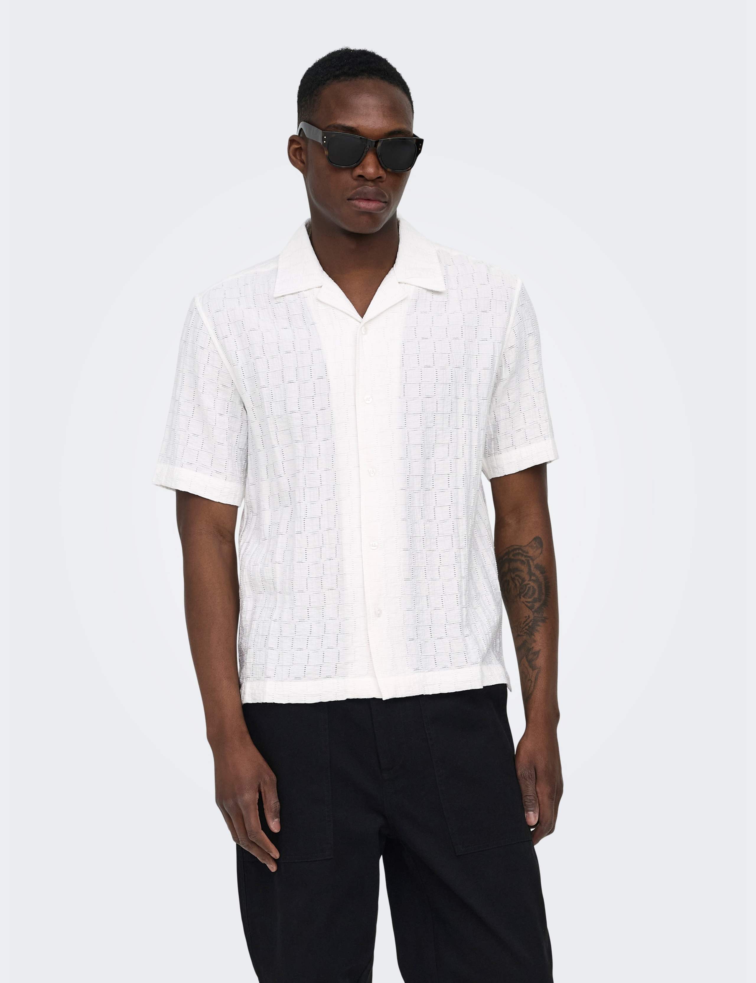 Regular Fit Cuban Collar Short Sleeve Shirt 3 of 5