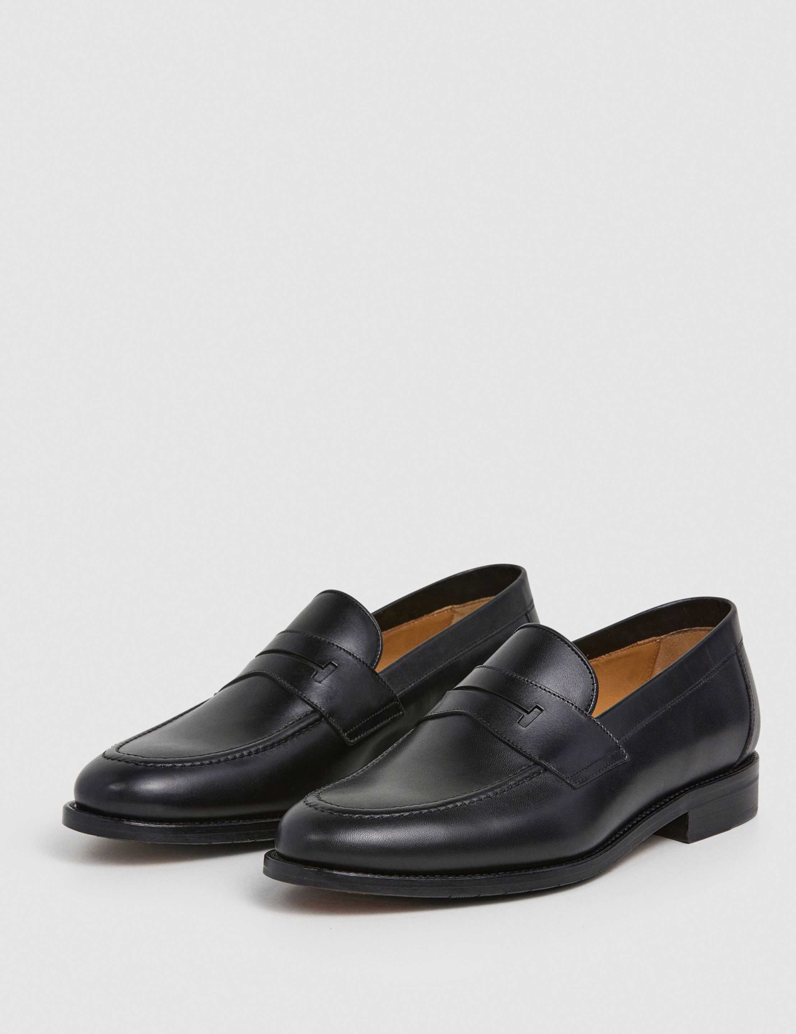 Leather Slip-On Loafers 1 of 5