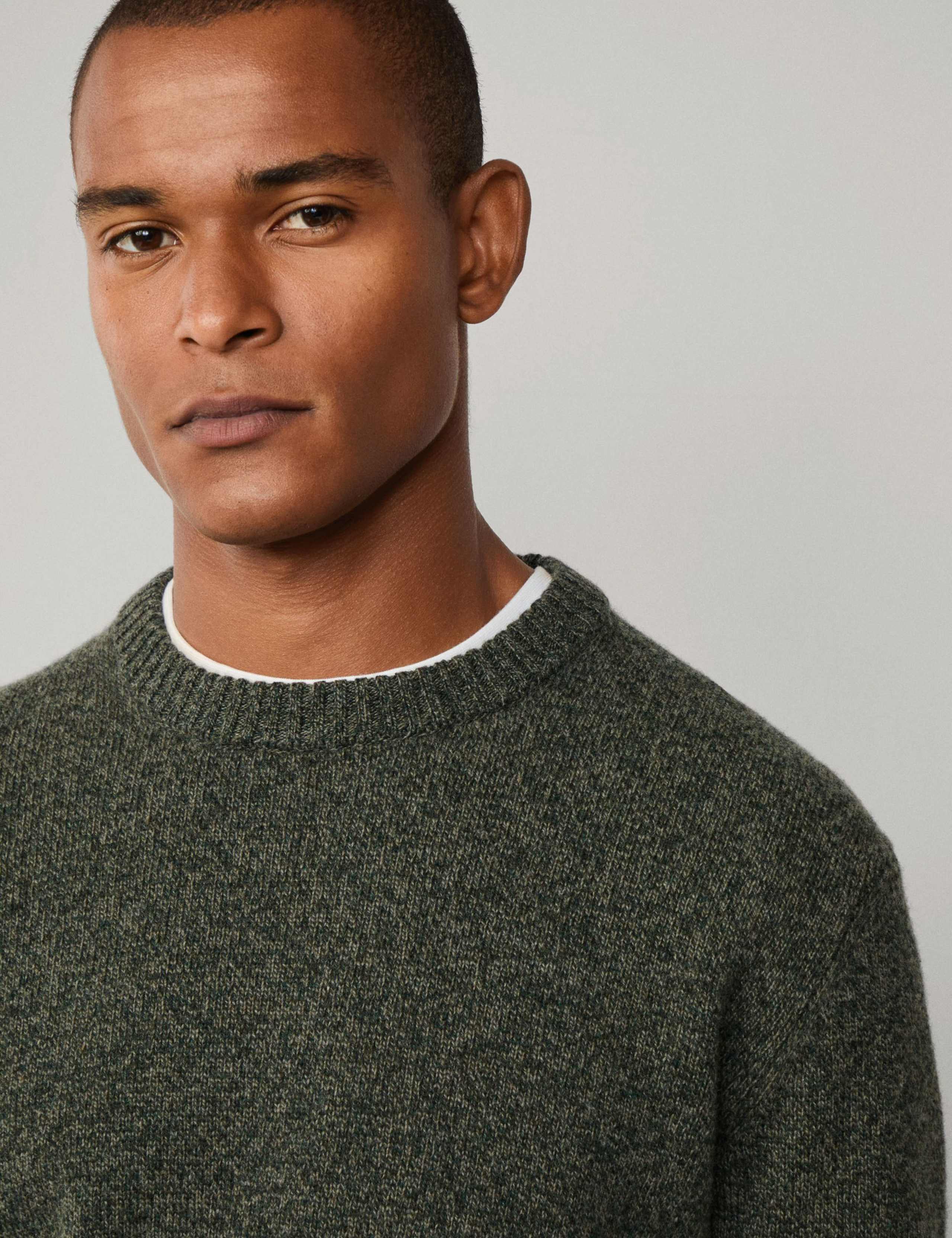 Pure Merino Wool Crew Neck Jumper 8 of 10