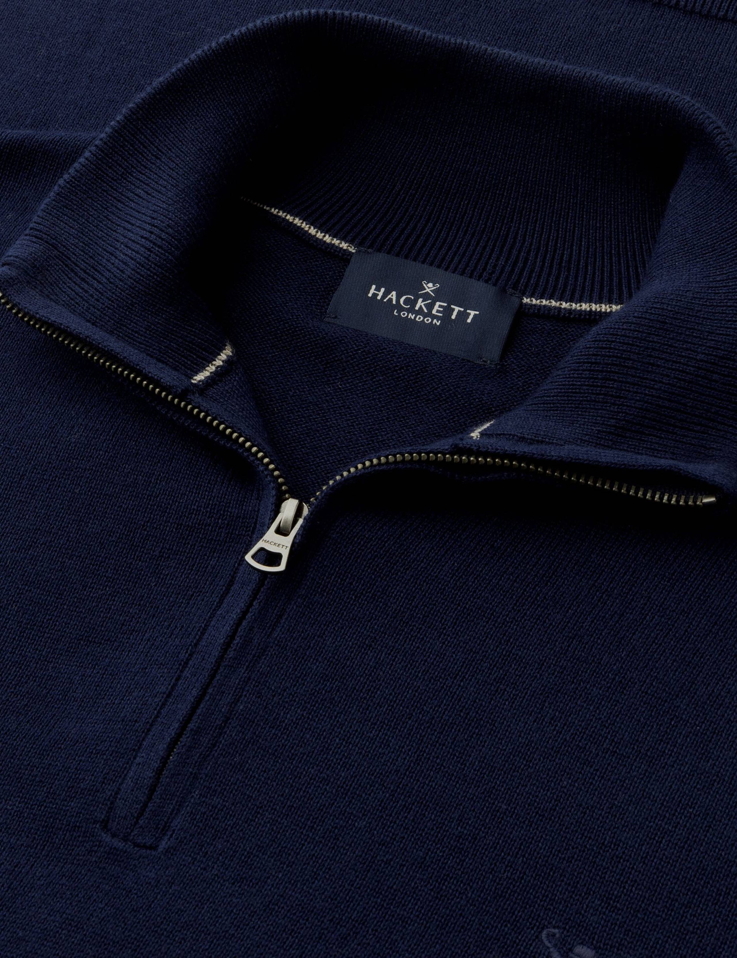 Pure Cotton Half Zip Jumper 7 of 9