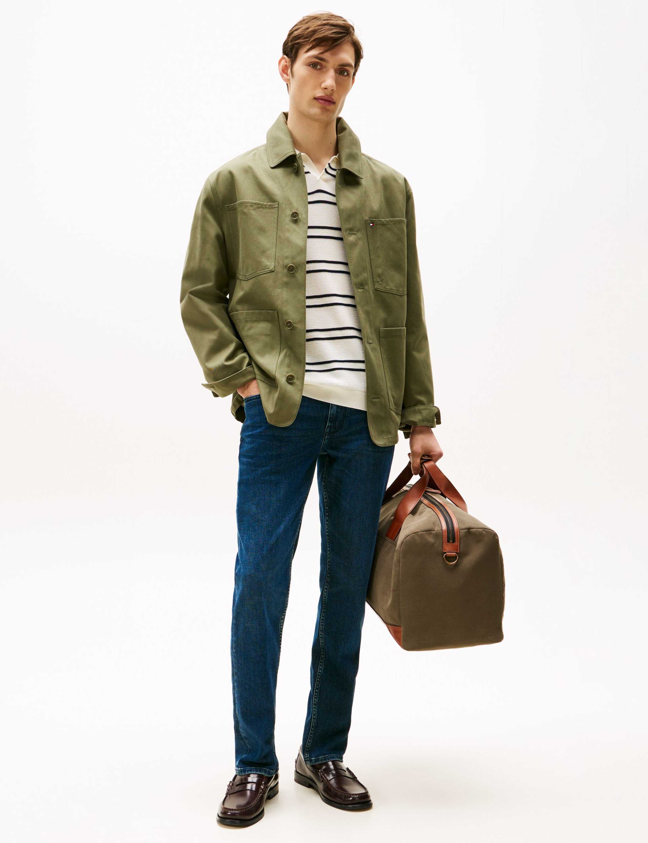 Denton Straight Fit 5 Pocket Jeans 3 of 5