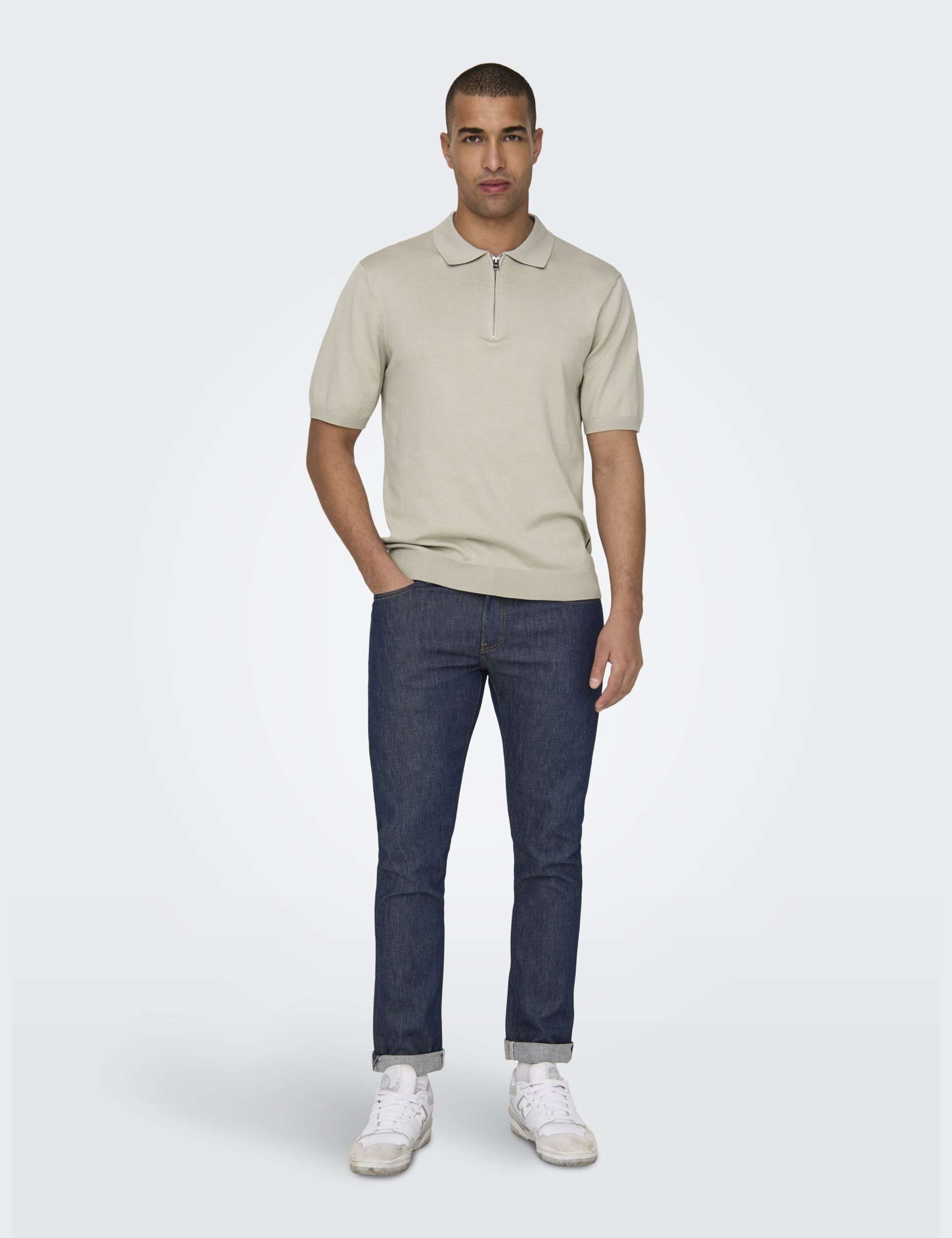 Zip-Up Polo Shirt 3 of 6