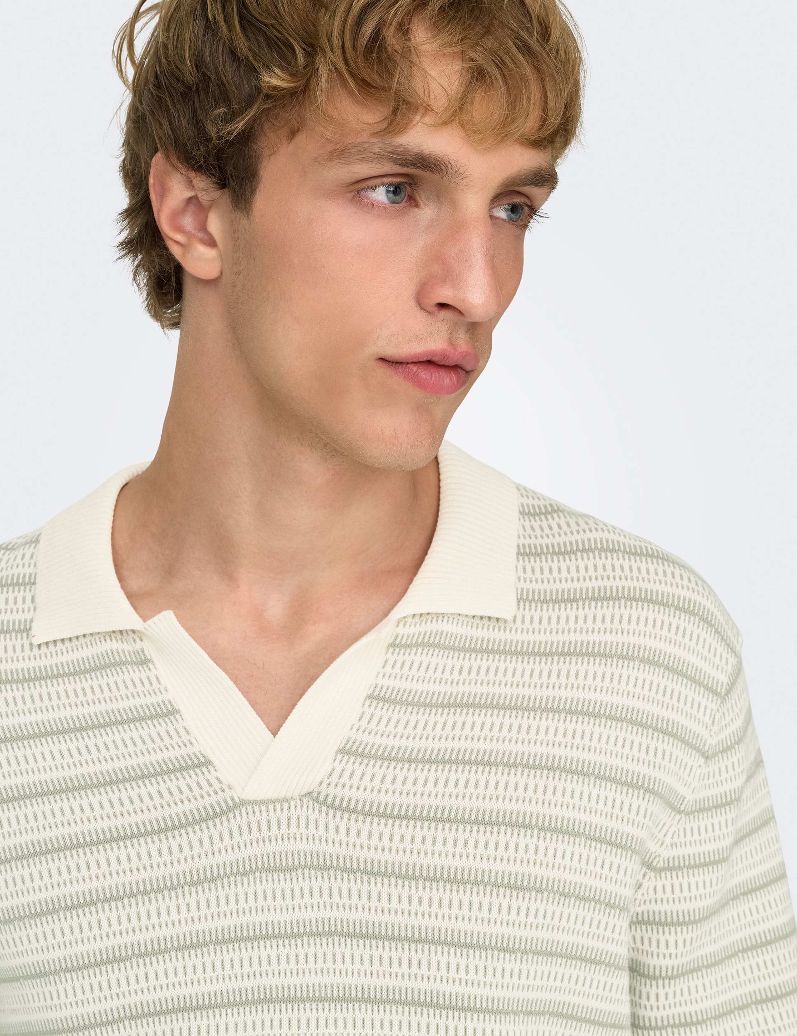 Pure Cotton Striped Polo Shirt 4 of 7