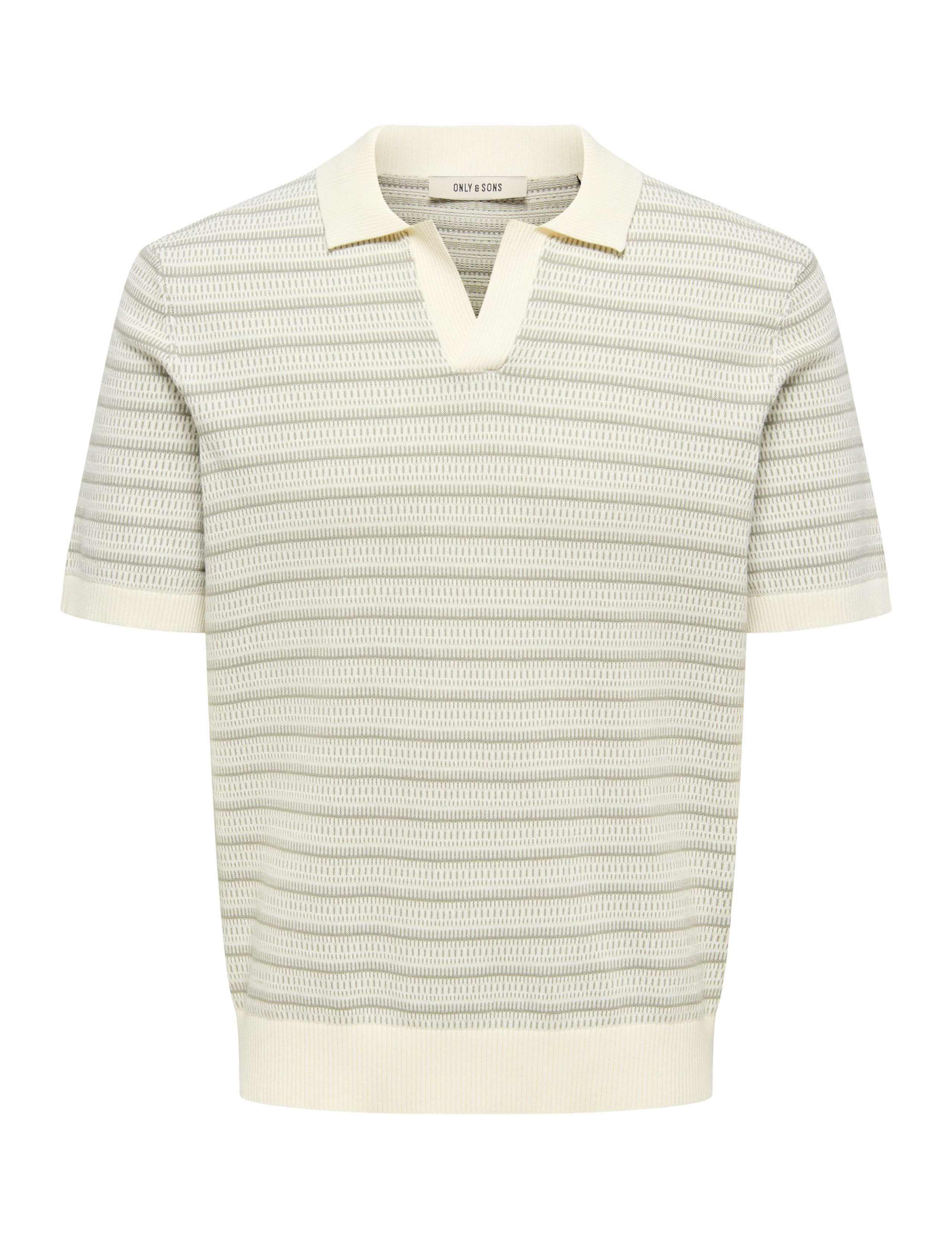 Pure Cotton Striped Polo Shirt 2 of 7