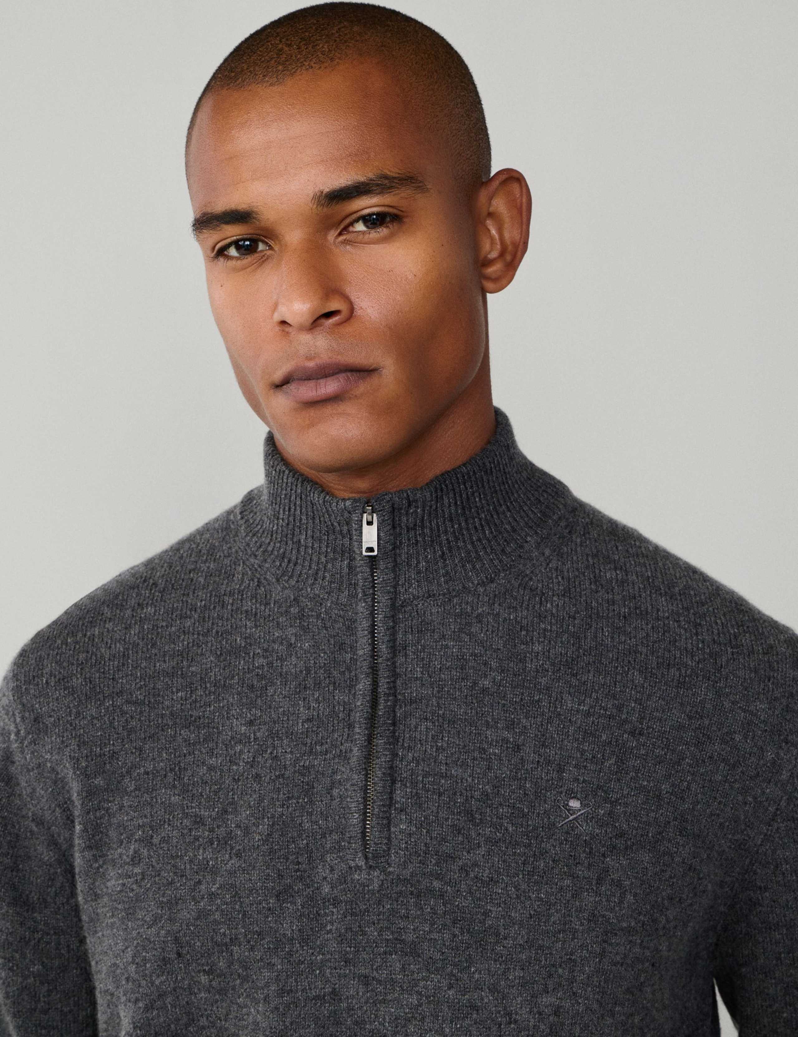 Pure Lambswool Half Zip Jumper 4 of 10