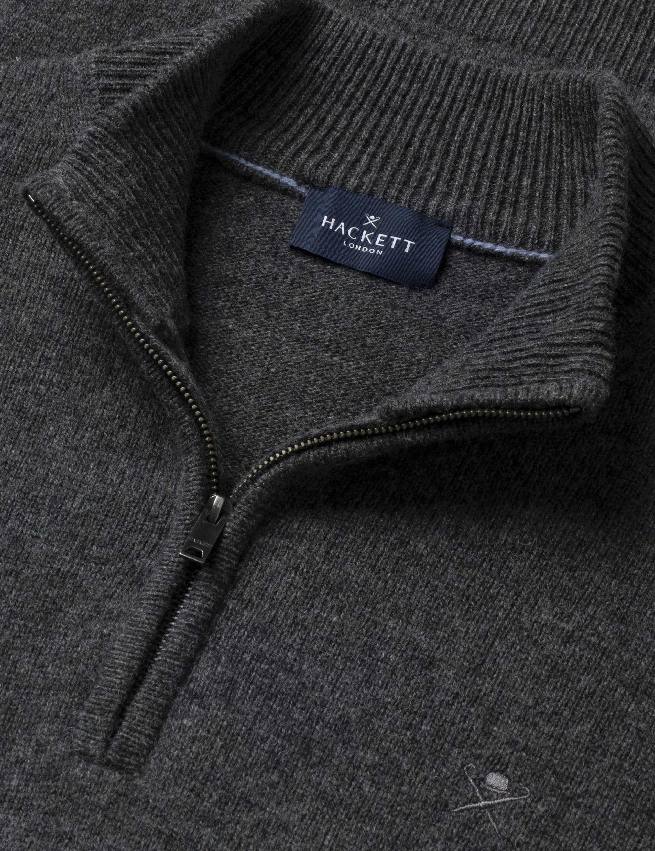 Pure Lambswool Half Zip Jumper 5 of 10
