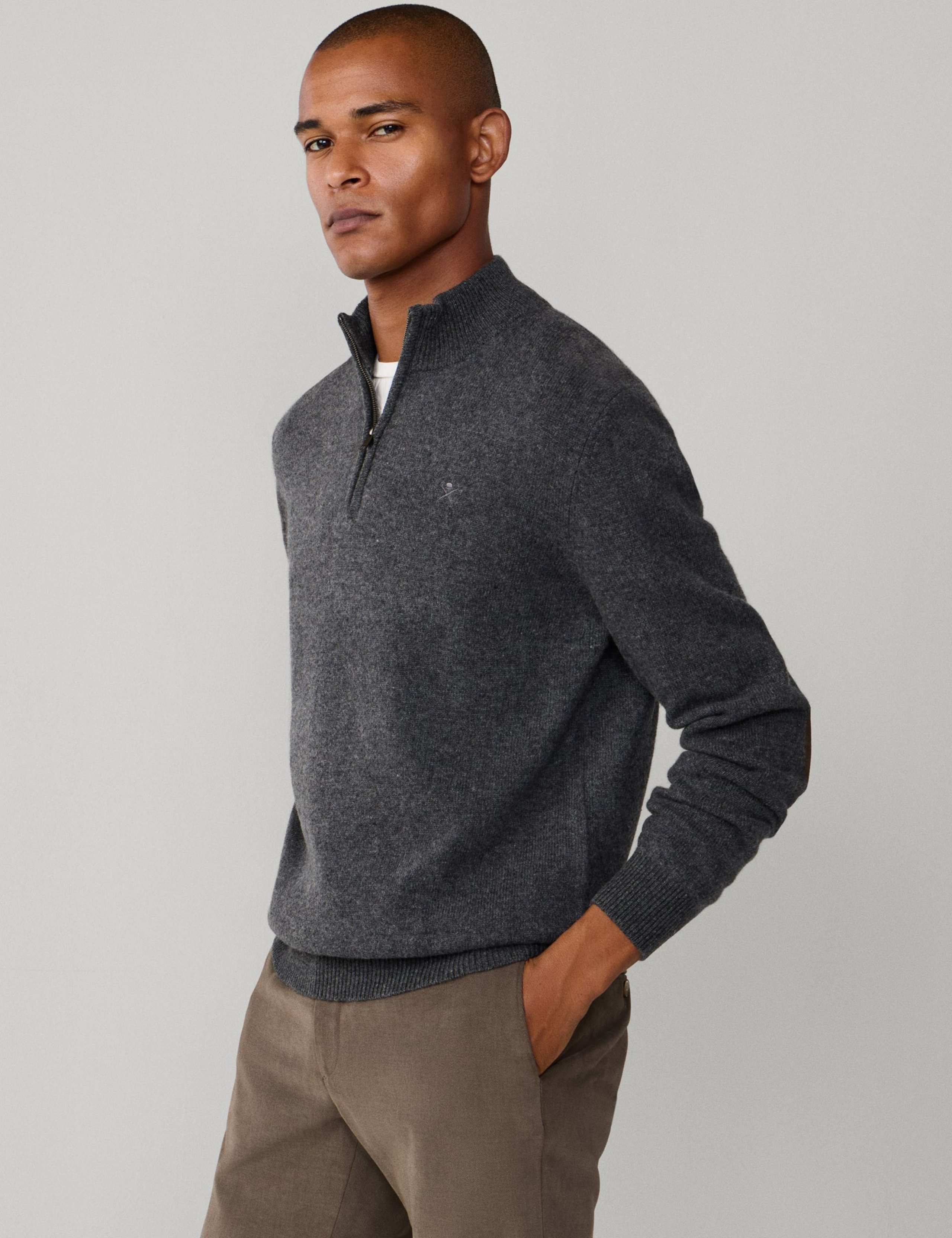 Pure Lambswool Half Zip Jumper 9 of 10