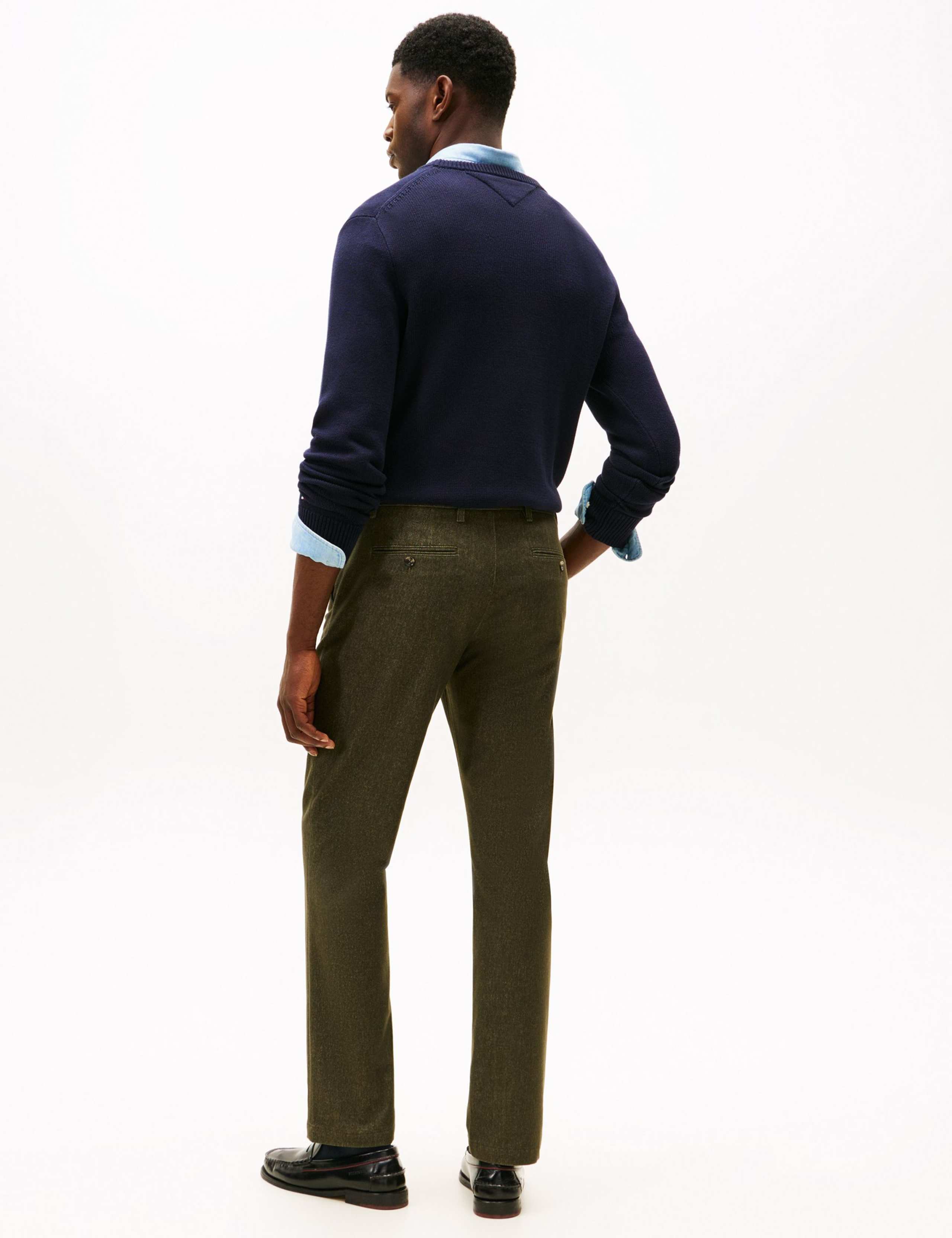 Denton Regular Fit Textured Stretch Chinos 3 of 4