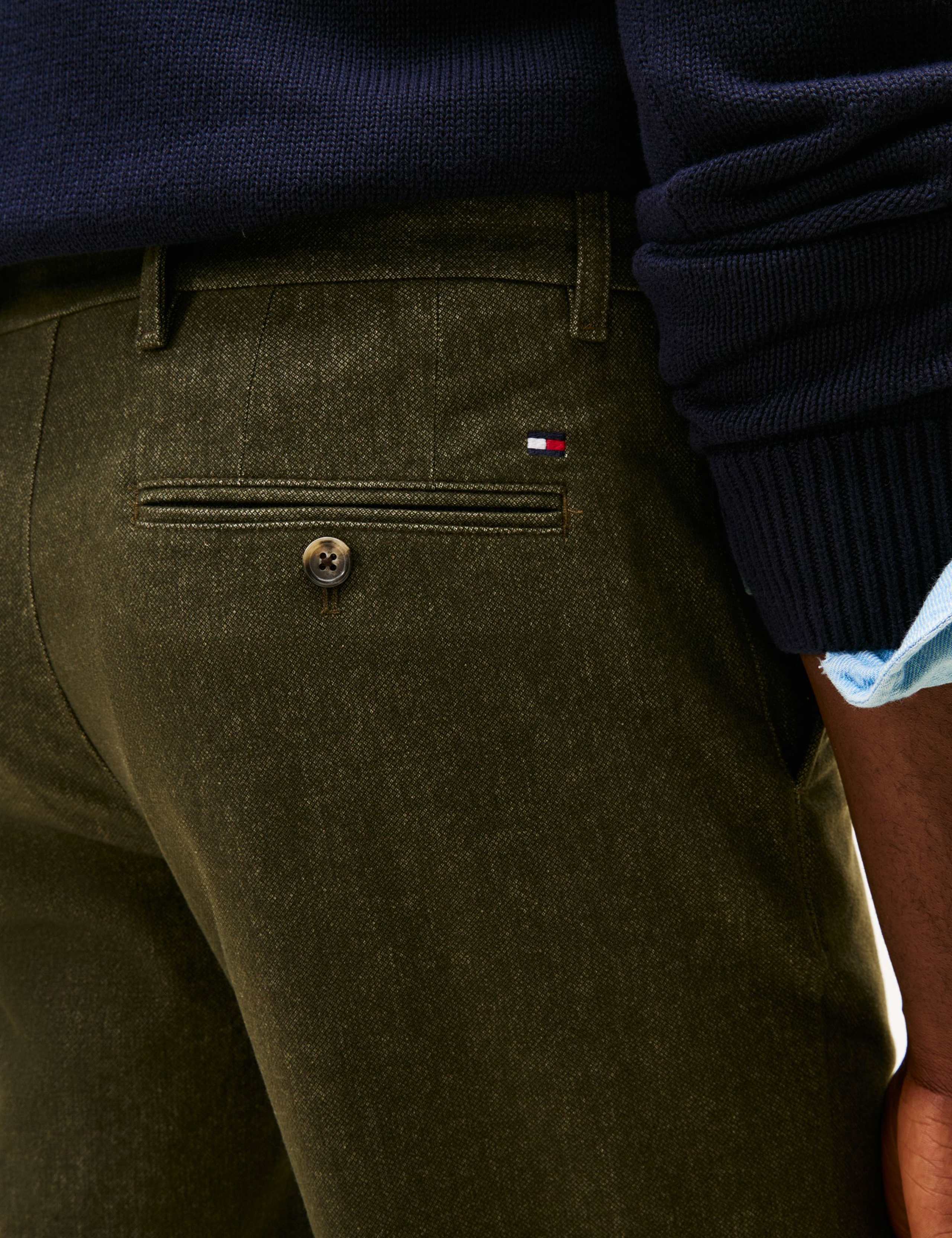 Denton Regular Fit Textured Stretch Chinos 4 of 4