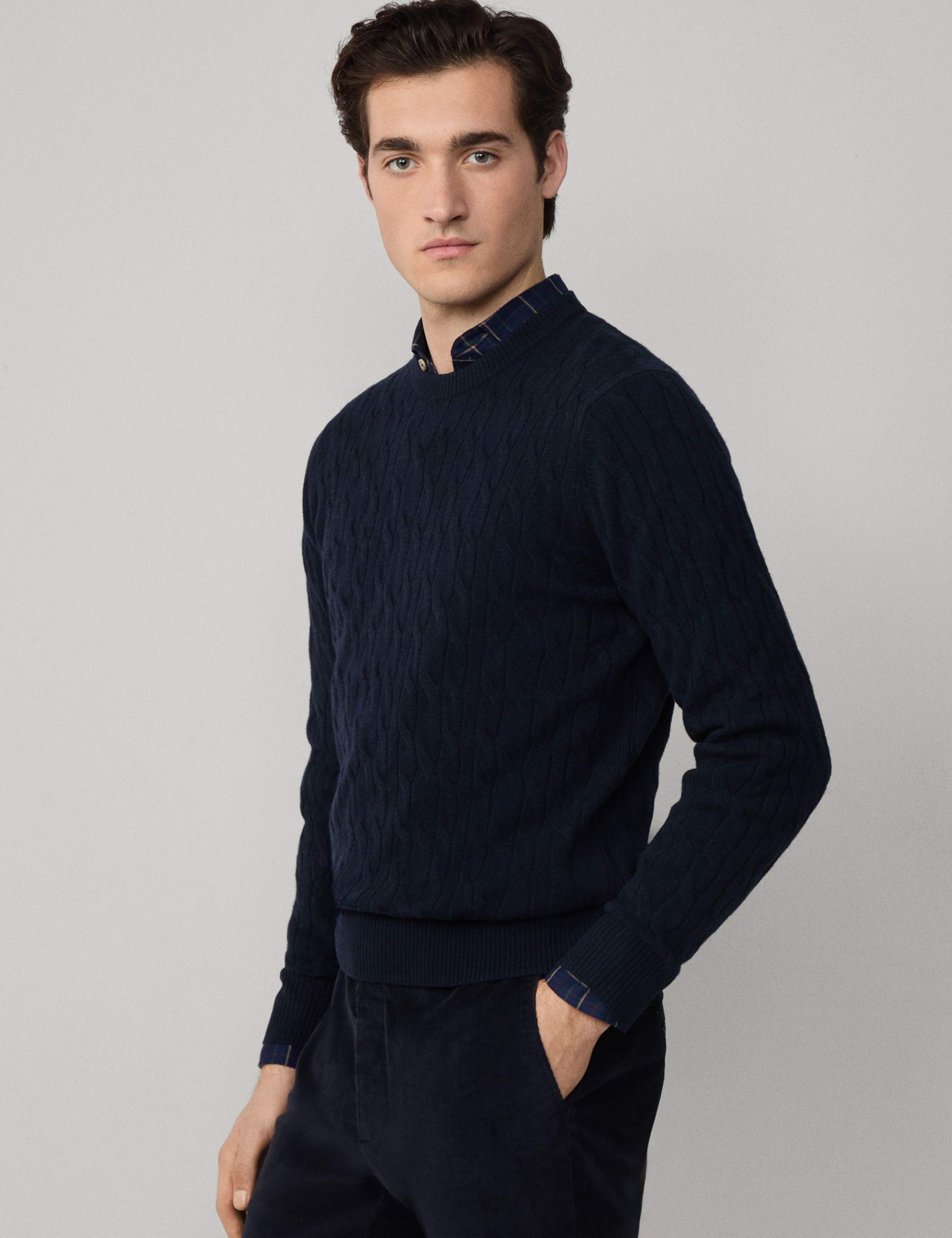 Pure Lambswool Cable Jumper 5 of 9