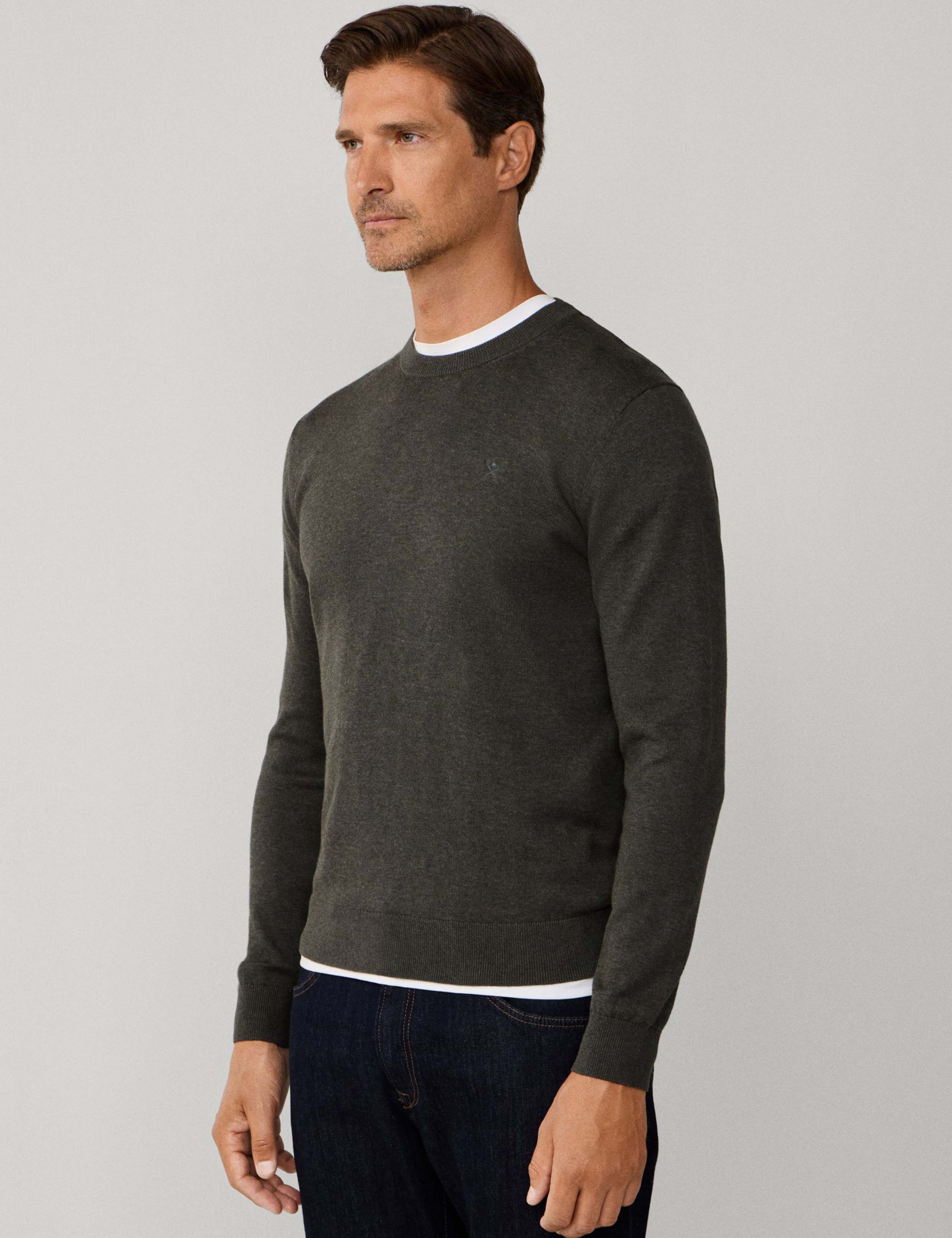 Pure Cotton Crew Neck Sweatshirt 6 of 9