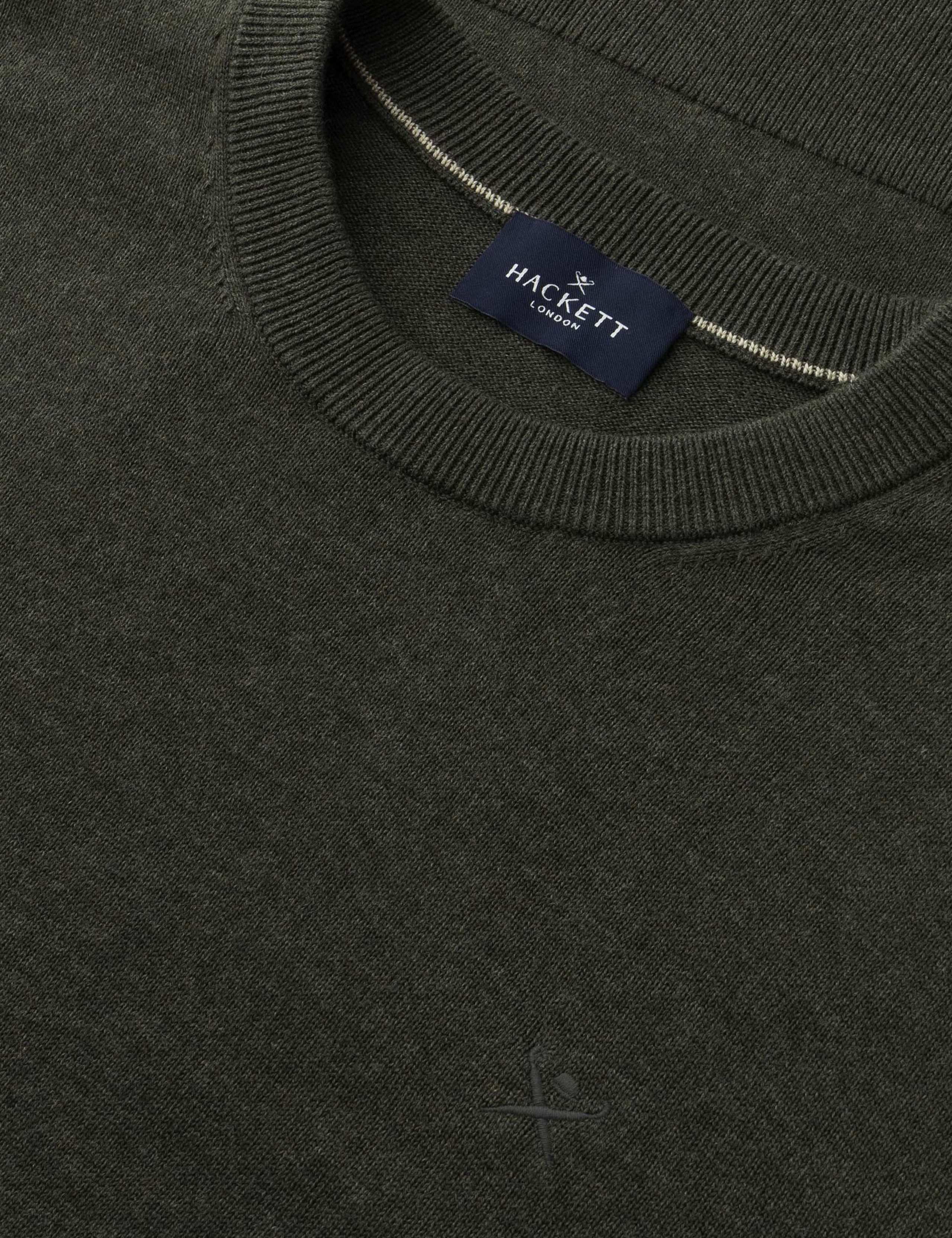 Pure Cotton Crew Neck Sweatshirt 7 of 9