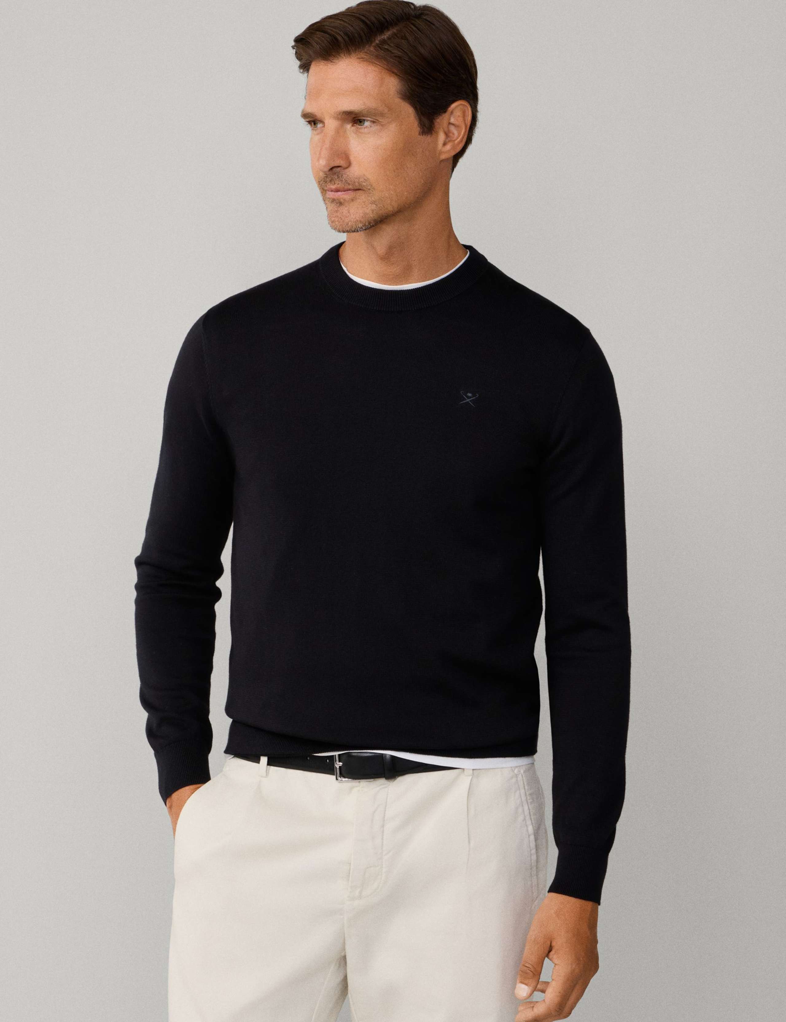 Pure Cotton Crew Neck Sweatshirt 3 of 9