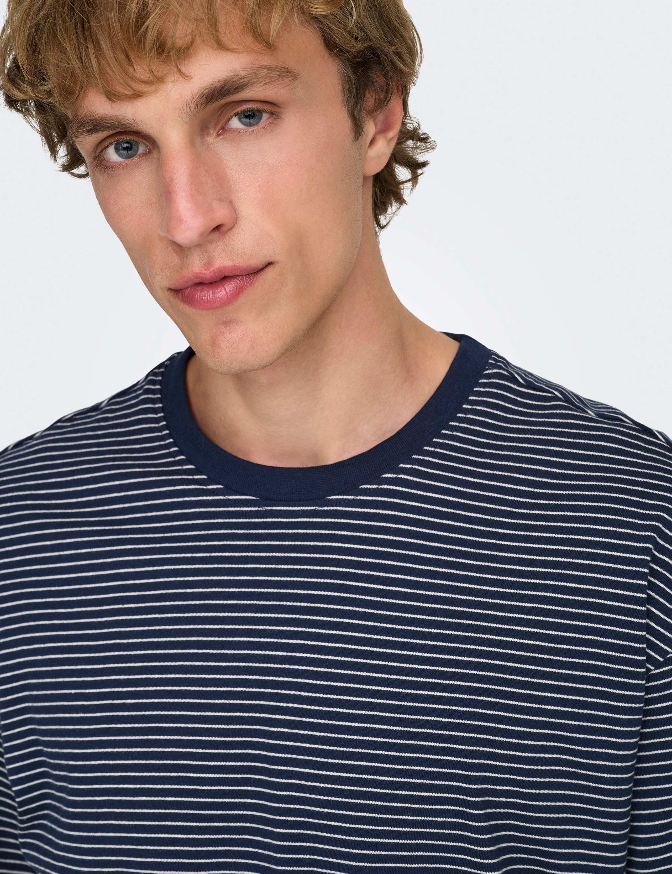 Pure Cotton Striped T-Shirt 3 of 7