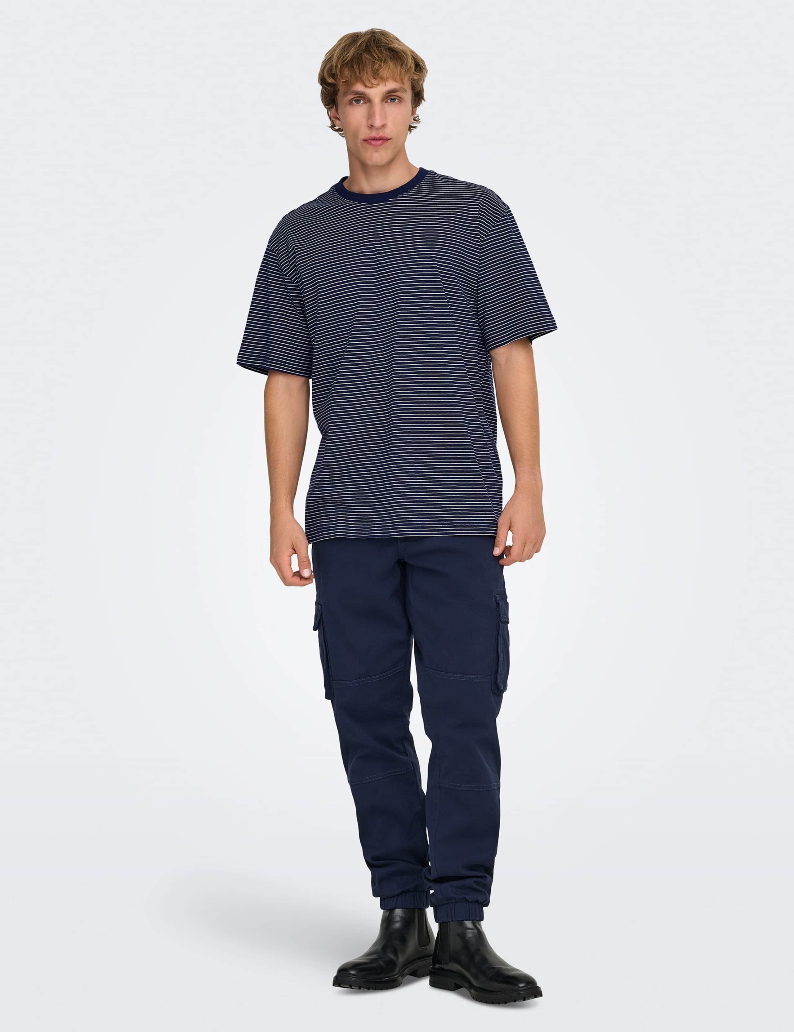 Pure Cotton Striped T-Shirt 6 of 7