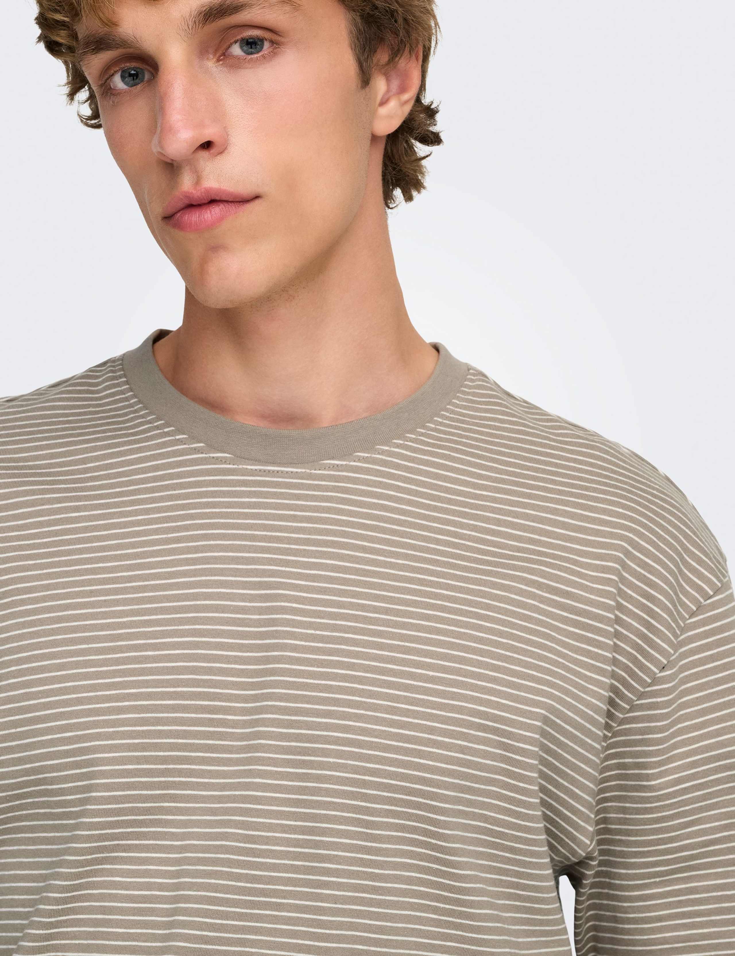 Pure Cotton Striped T-Shirt 6 of 7