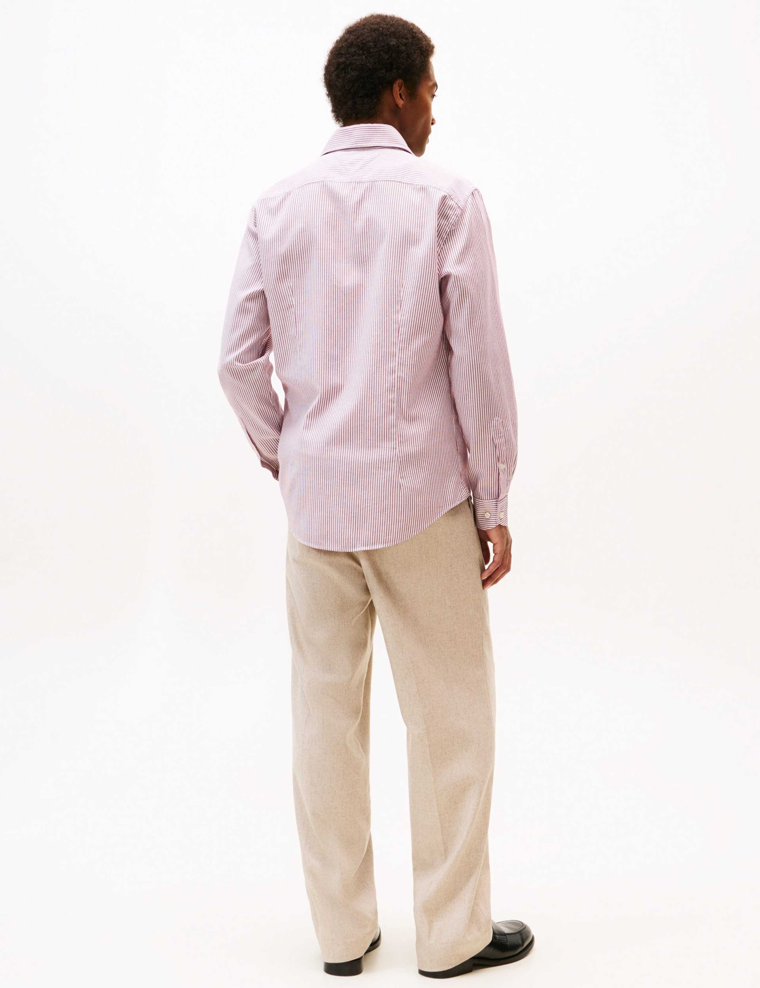 Regular Fit Pure Cotton Striped Oxford Shirt 4 of 5