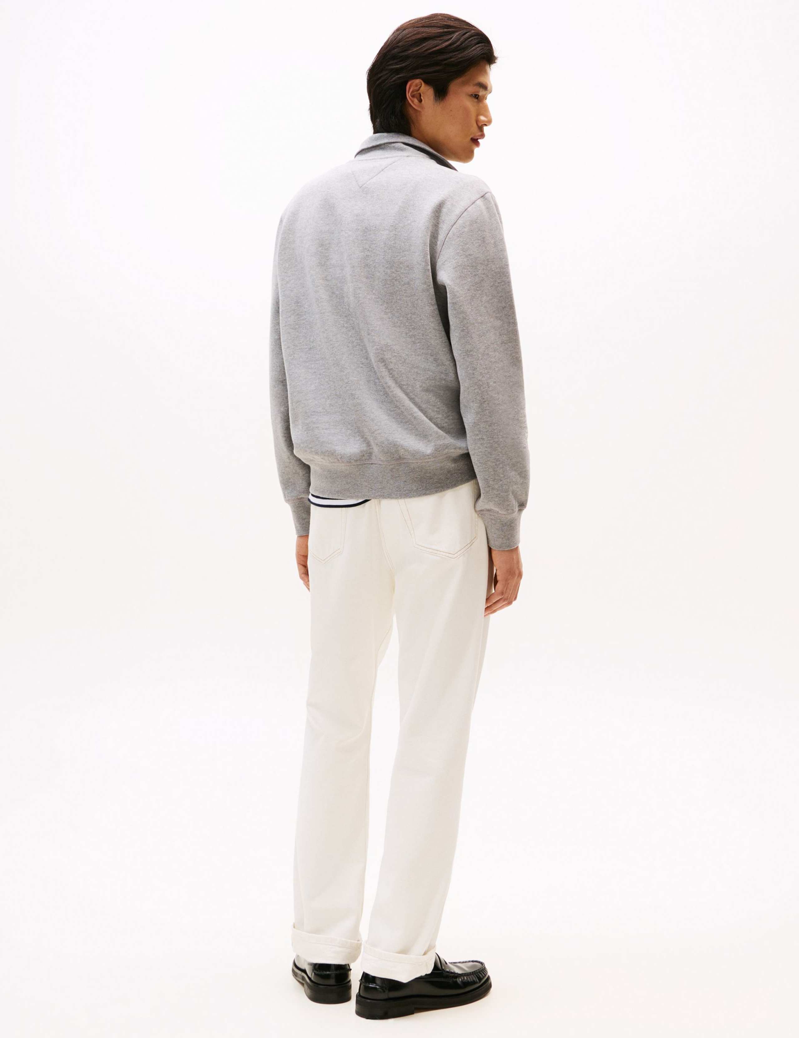 Essential Cotton Rich Half Zip Fleece Jumper 4 of 7