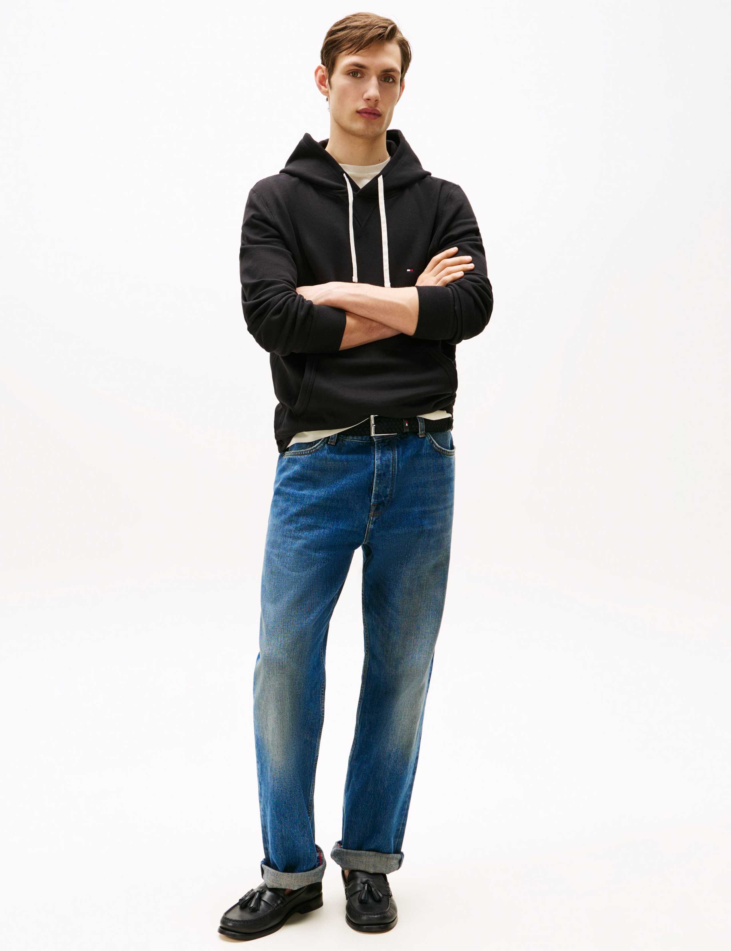 Fleece Drawstring Hoodie 3 of 6